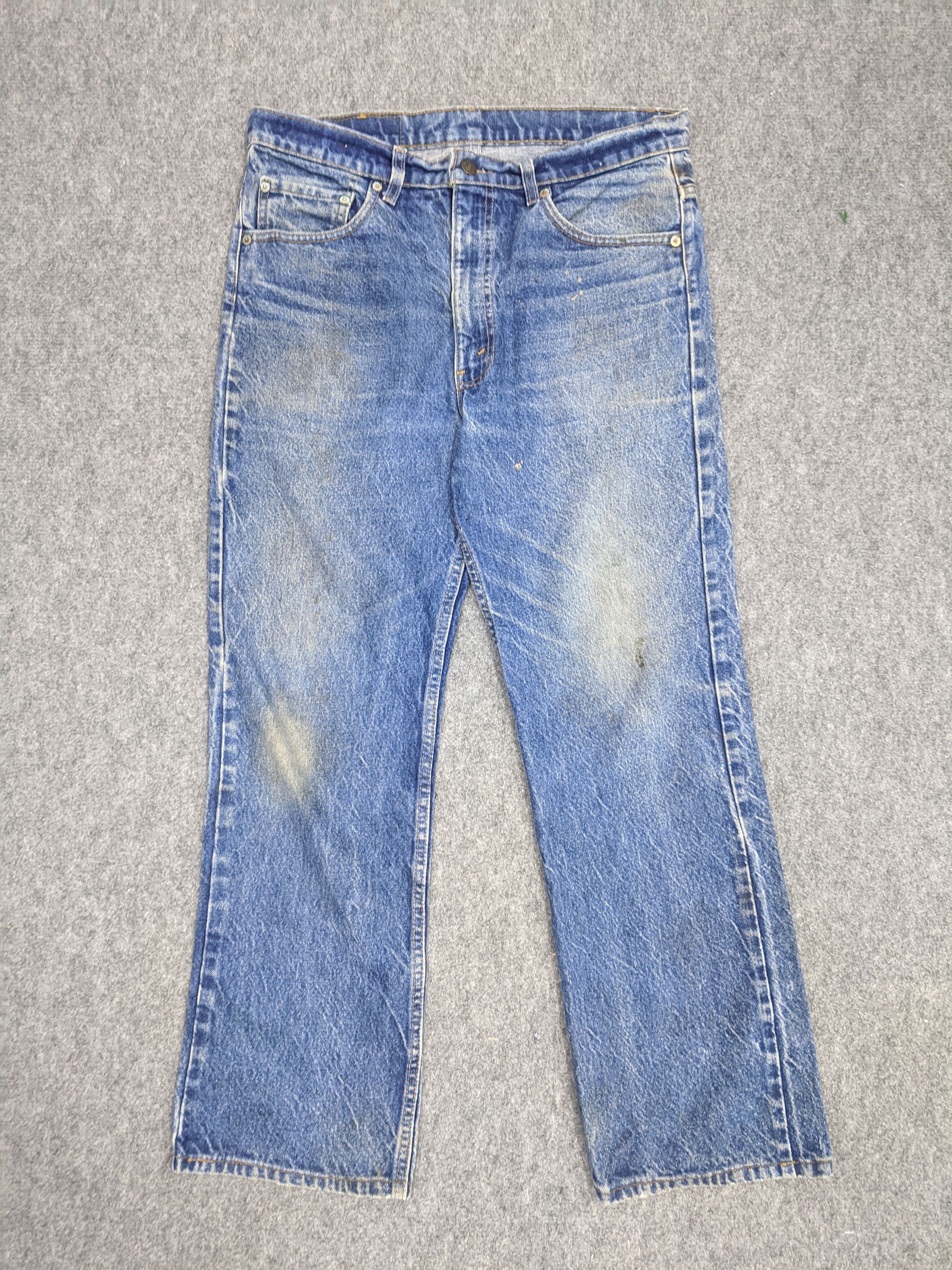 image of 90's Levis 517 Jeans in Blue Denim, Men's (Size 35)