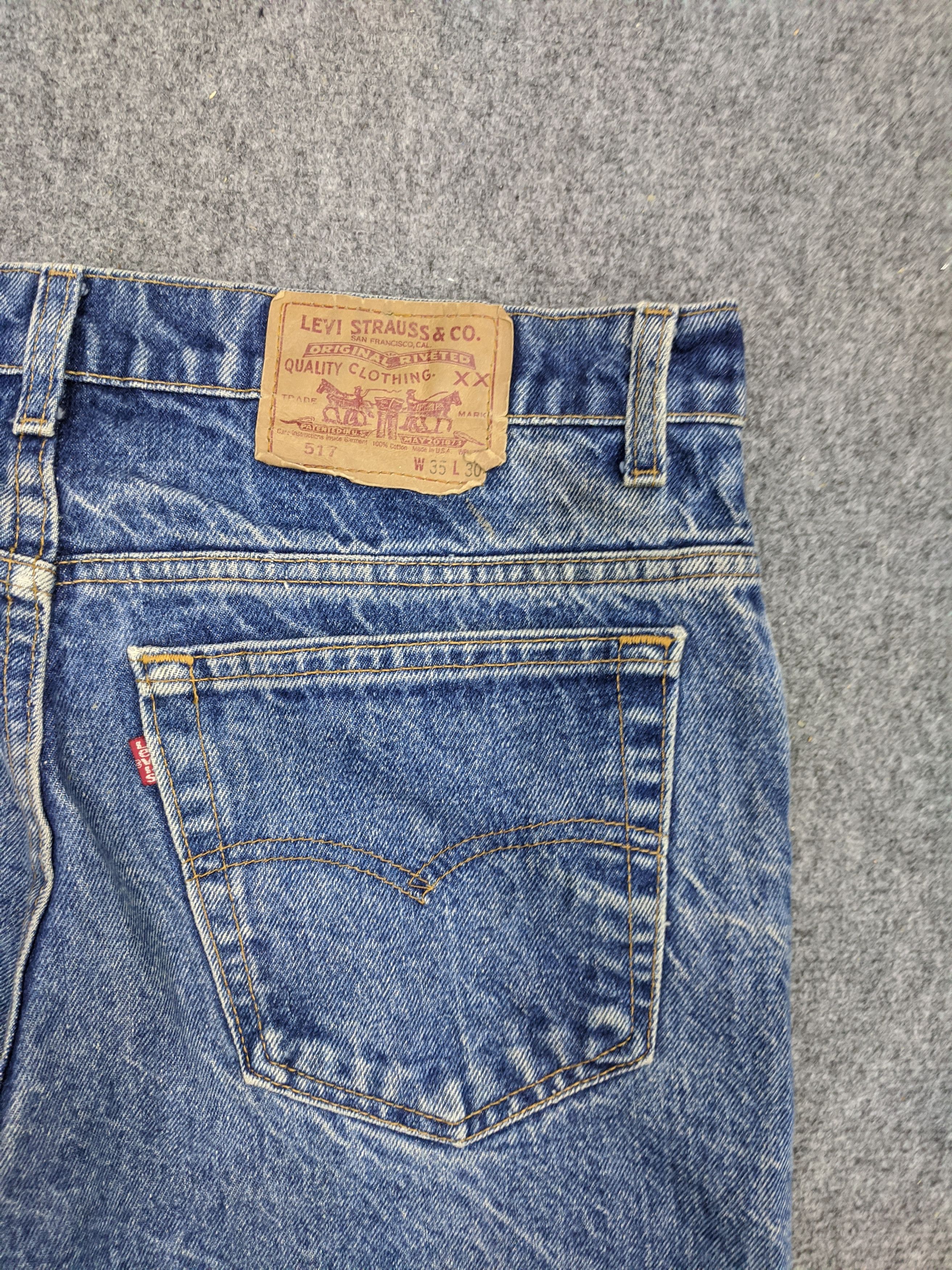 Levi's Vintage 90s Levis 517 Jeans DP0703 Size US 35 - 11 Thumbnail
