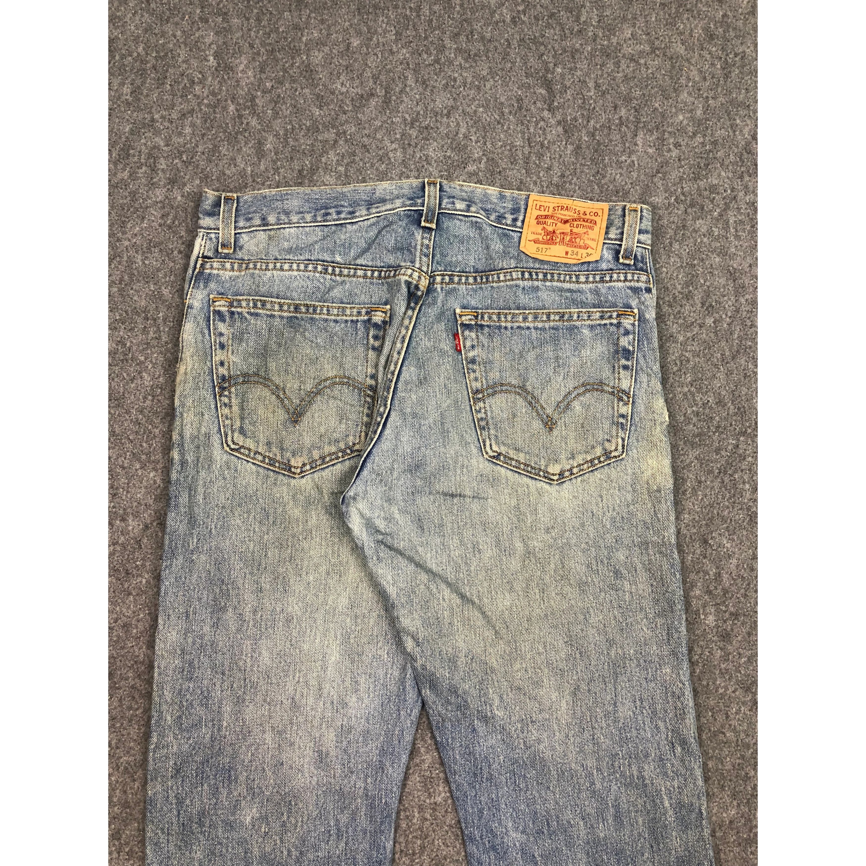 Levi's × Vintage Vintage Levis 517 Jeans Flared Bootcut DP0473 Size US 36 / EU 52 - 4 Thumbnail
