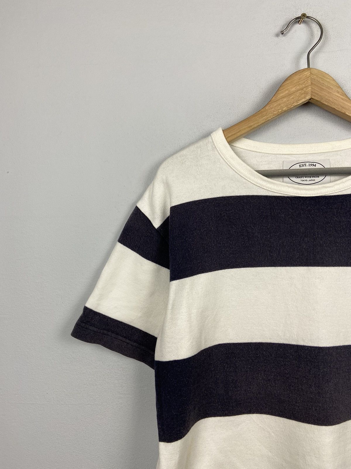Japanese Brand × Neighborhood Neighborhood Tokyo Japan Border Stripe Tee Size US L / EU 52-54 / 3 - 3 Thumbnail