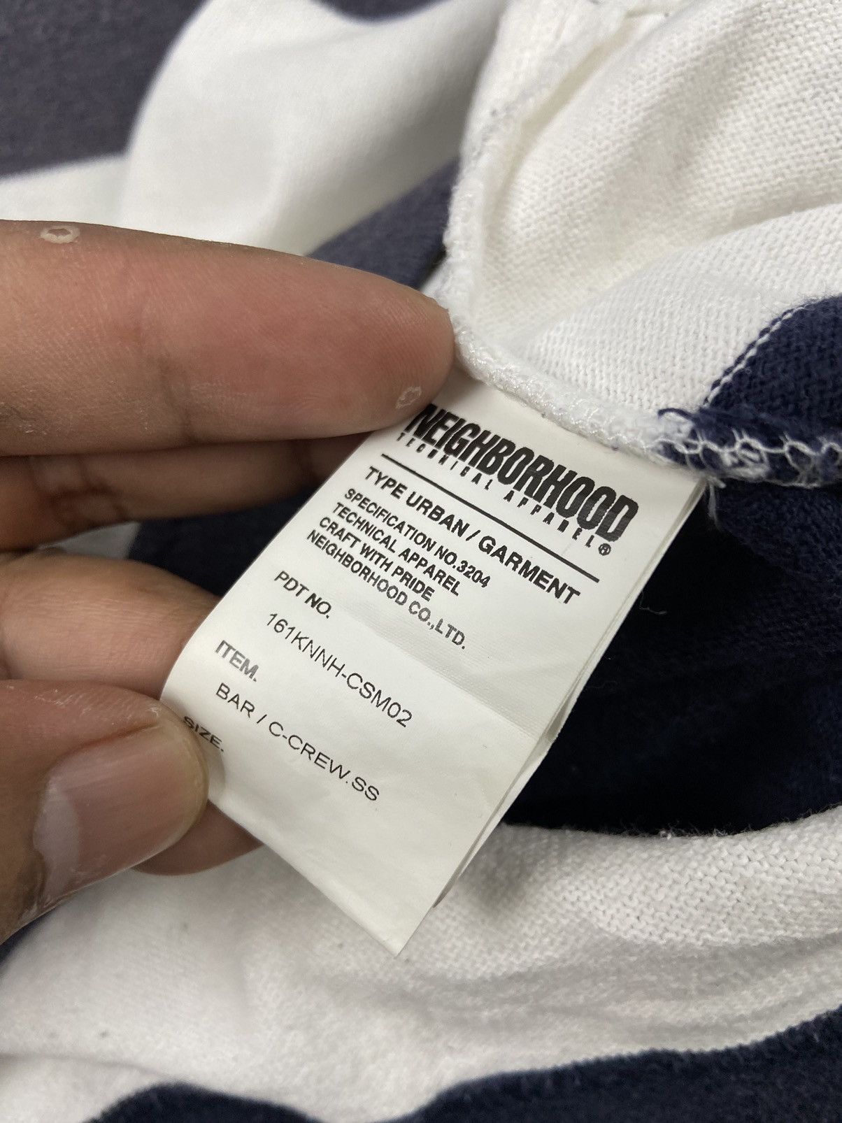 Japanese Brand × Neighborhood Neighborhood Tokyo Japan Border Stripe Tee Size US L / EU 52-54 / 3 - 10 Thumbnail