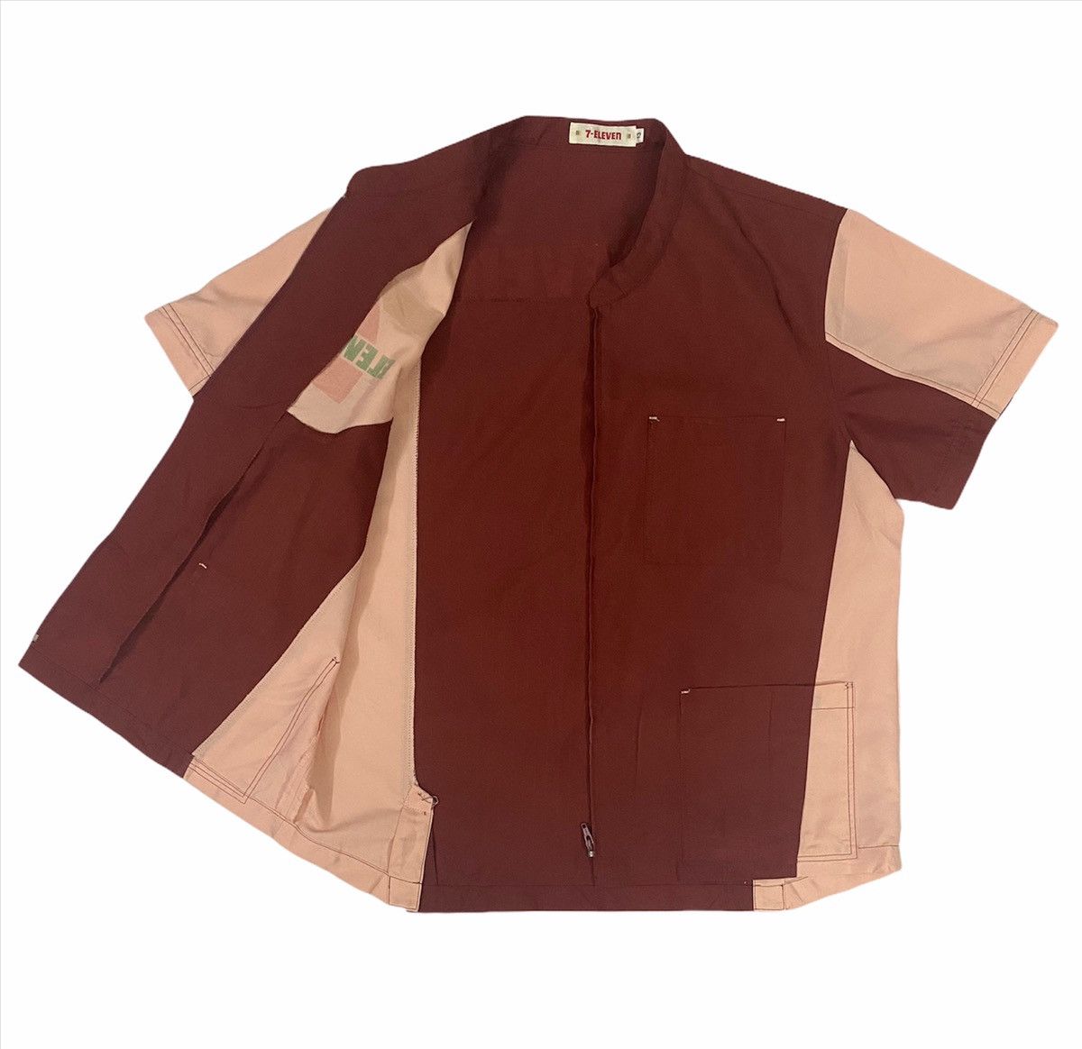Uniform Wares Vintage 7 Eleven Uniform Zipper Shirt Size US M / EU 48-50 / 2 - 4 Thumbnail