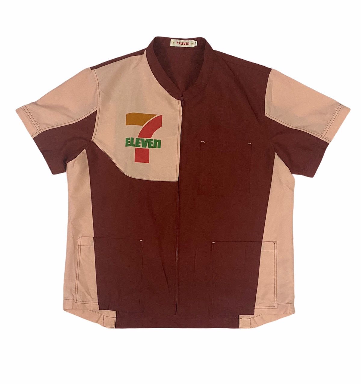 Uniform Wares Vintage 7 Eleven Uniform Zipper Shirt Size US M / EU 48-50 / 2 - 2 Thumbnail