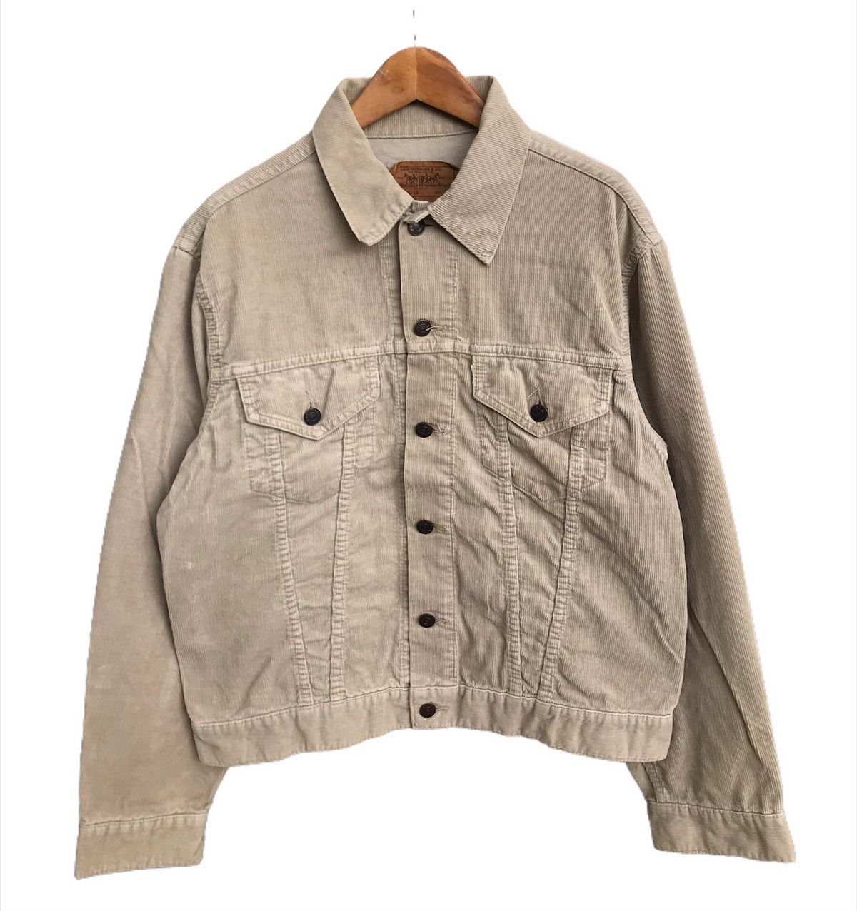 Levi's Vintage 90s Levi’s cudroy trucker jacket Size US M / EU 48-50 / 2 - 1 Thumbnail