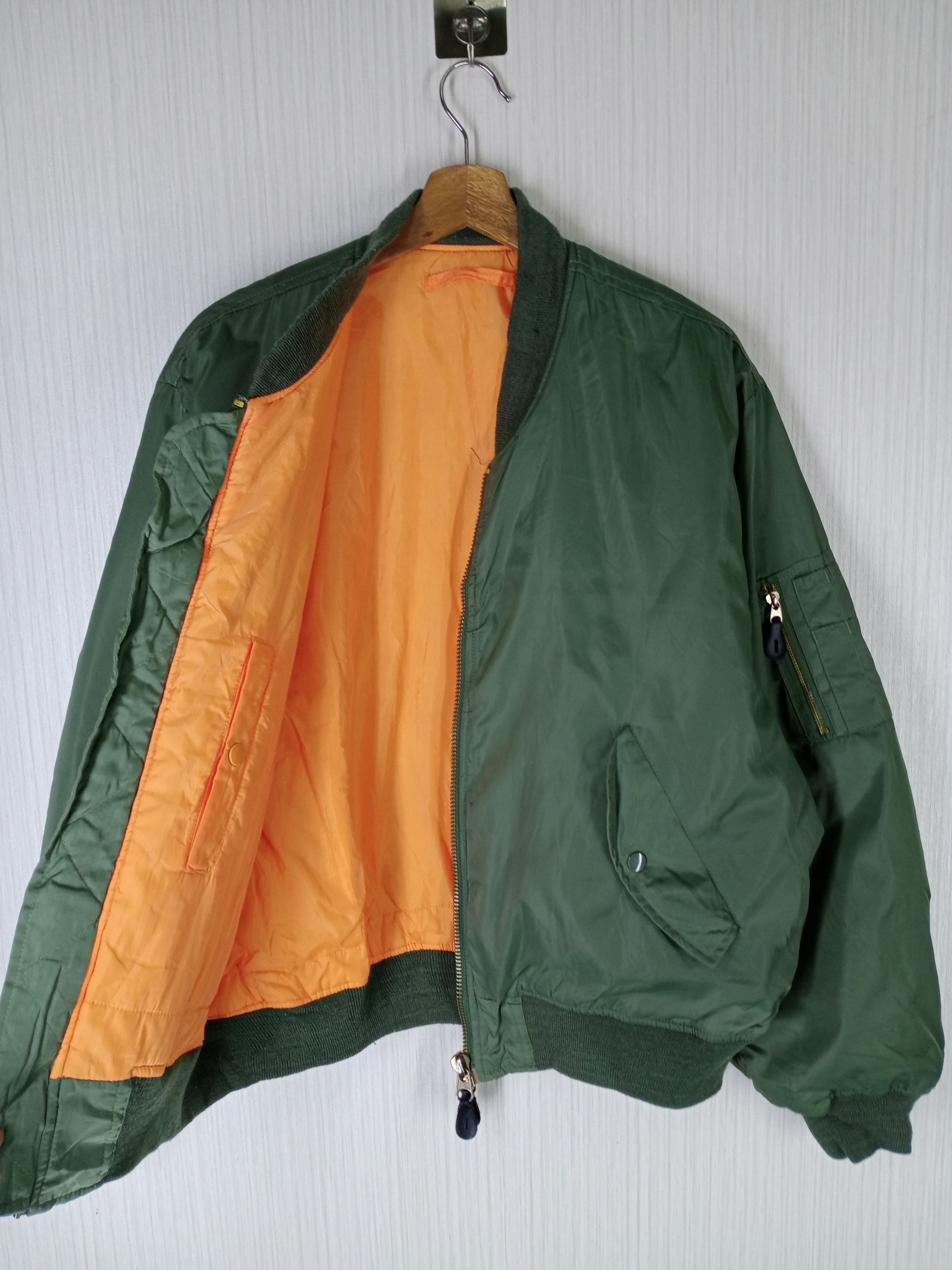 Japanese Brand RARE VINTAGE MA-1 MILITARY BOMBER JACKET Size US L / EU 52-54 / 3 - 4 Thumbnail