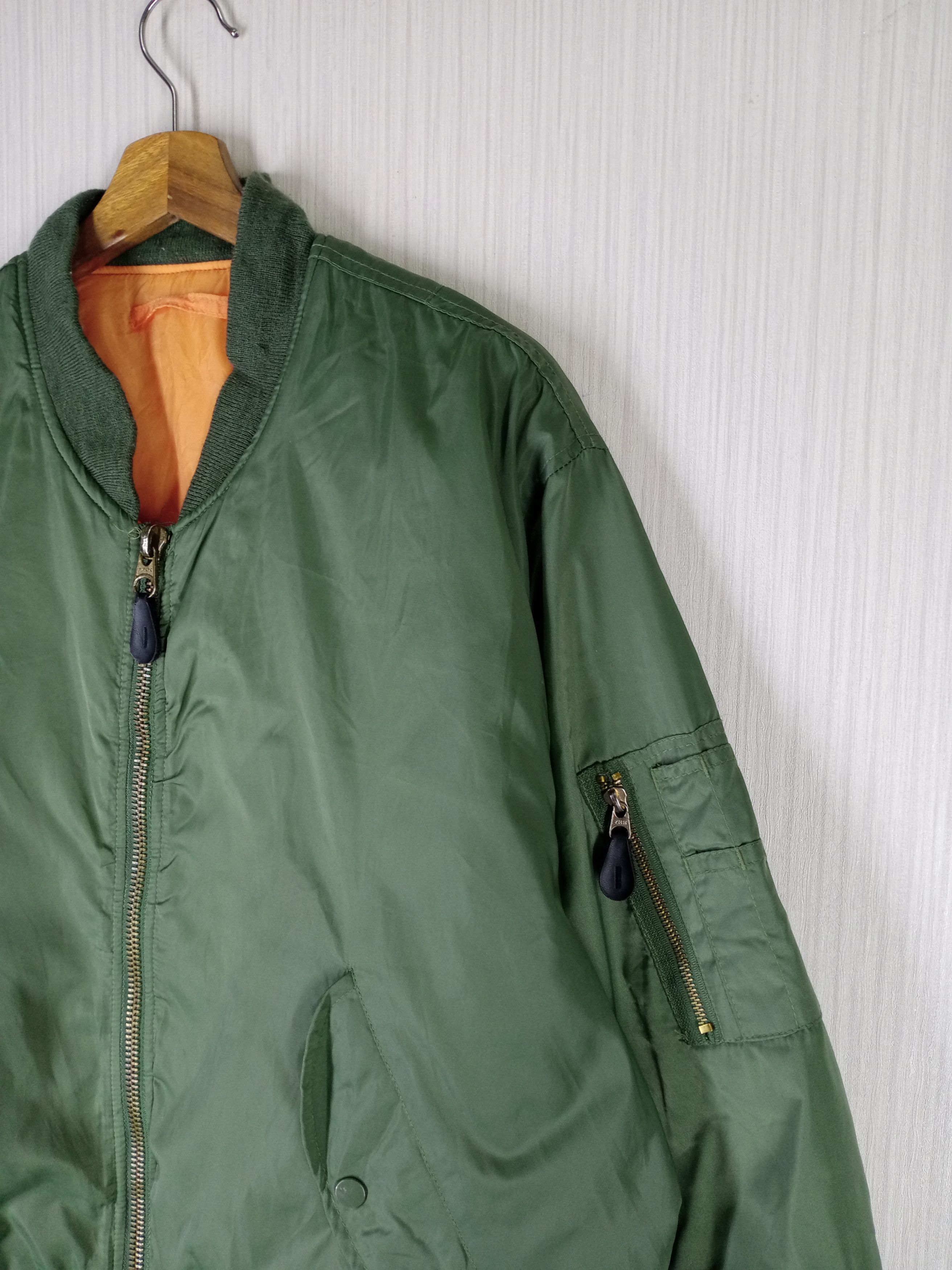 Japanese Brand RARE VINTAGE MA-1 MILITARY BOMBER JACKET Size US L / EU 52-54 / 3 - 3 Thumbnail