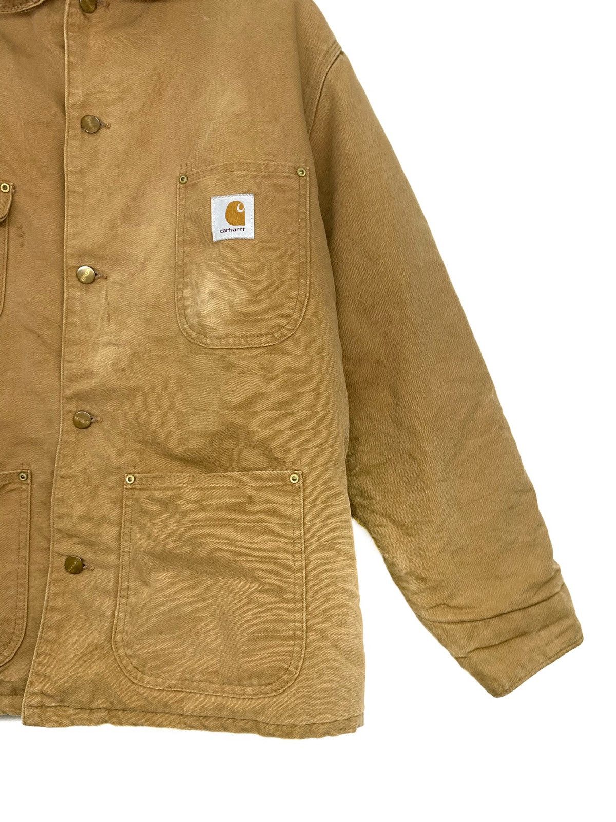 Carhartt Carhartt Canvas Denim Blanket Lined Chore Coat Jacket Size US M / EU 48-50 / 2 - 3 Thumbnail