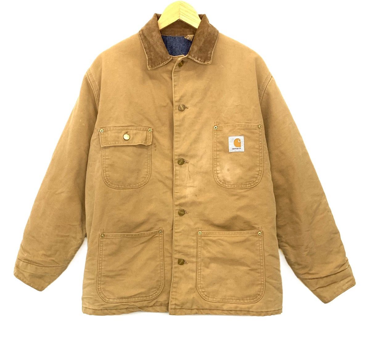 Carhartt Carhartt Canvas Denim Blanket Lined Chore Coat Jacket Size US M / EU 48-50 / 2 - 1 Thumbnail