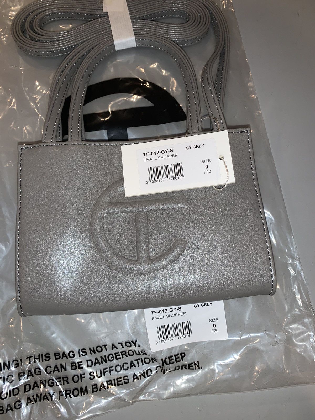Telfar Telfar Grey Small Shopping Bag Size ONE SIZE - 2 Thumbnail