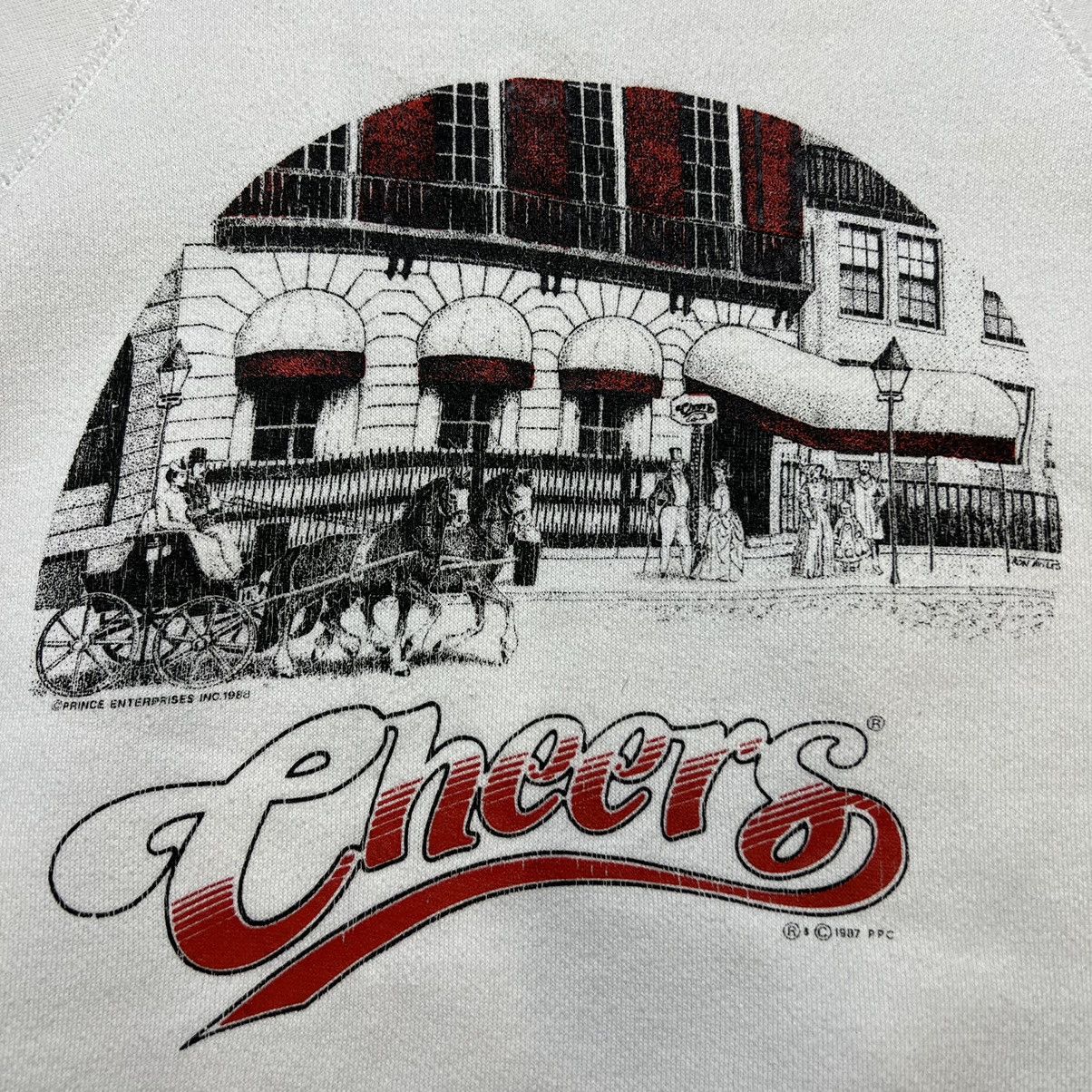 Garbage TV Vintage 1987 Cheers Sweatshirt TV Promo USA Pullover Crew Size US S / EU 44-46 / 1 - 2 Thumbnail