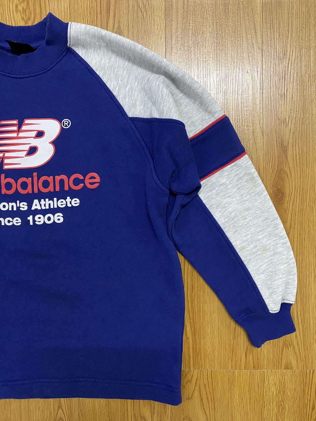 New Balance New Balance Kids Boston Athlete Sweatshirt Size US S / EU 44-46 / 1 - 2 Thumbnail
