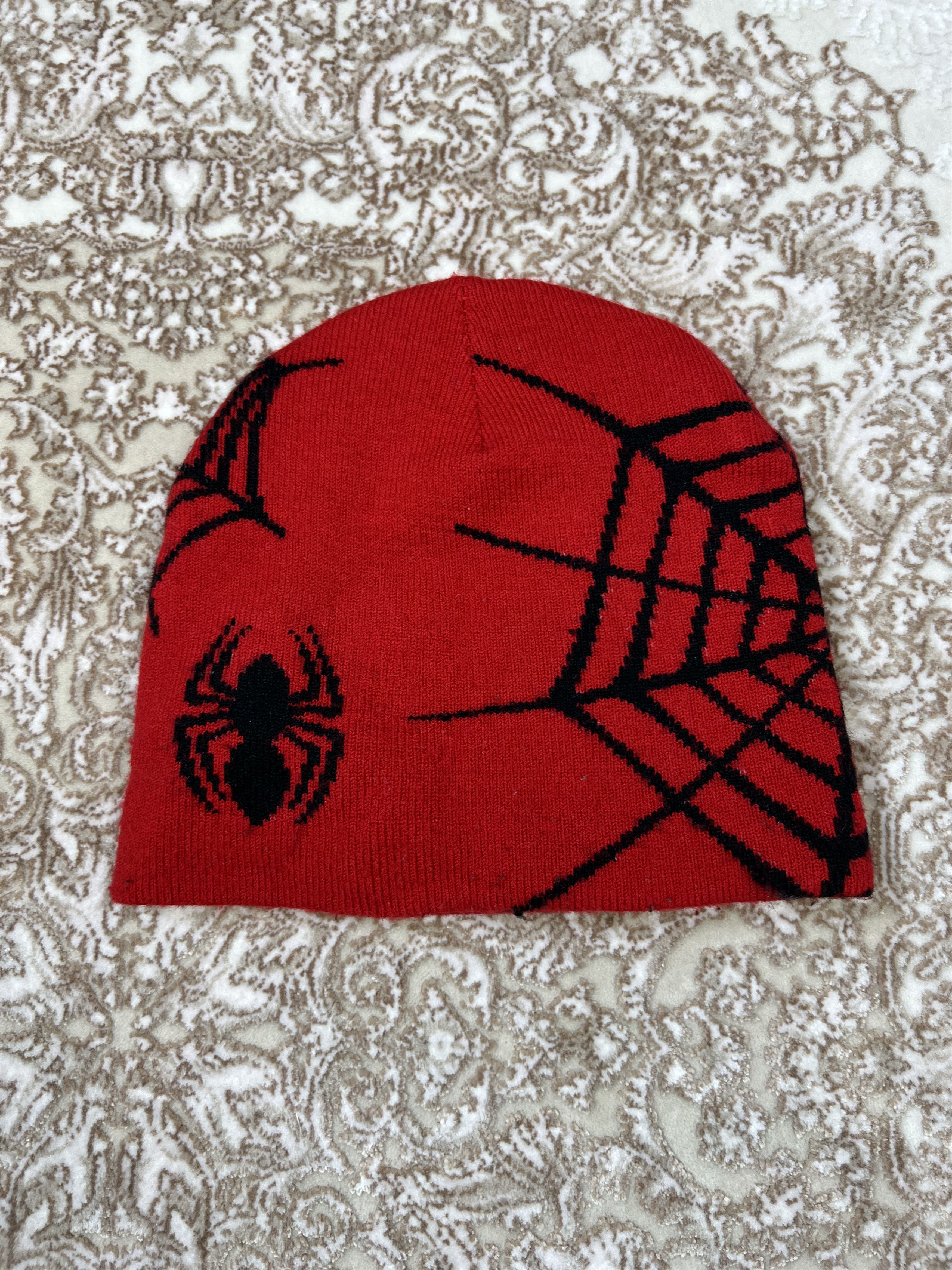Vintage Y2K SPYDER SPIDER HAT ALLOVER PRINT PATTERN BEANIE Size ONE SIZE - 2 Thumbnail