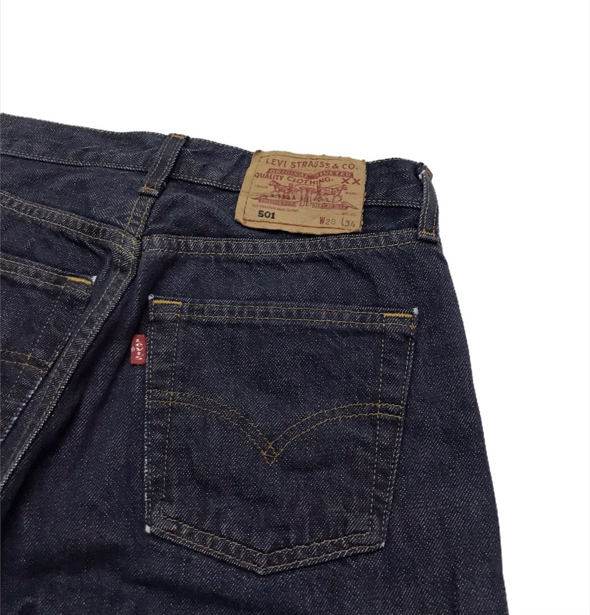 Levi's 26x27 Levi’s 501 blue black denim jeans Size US 26 / EU 42 - 5 Thumbnail