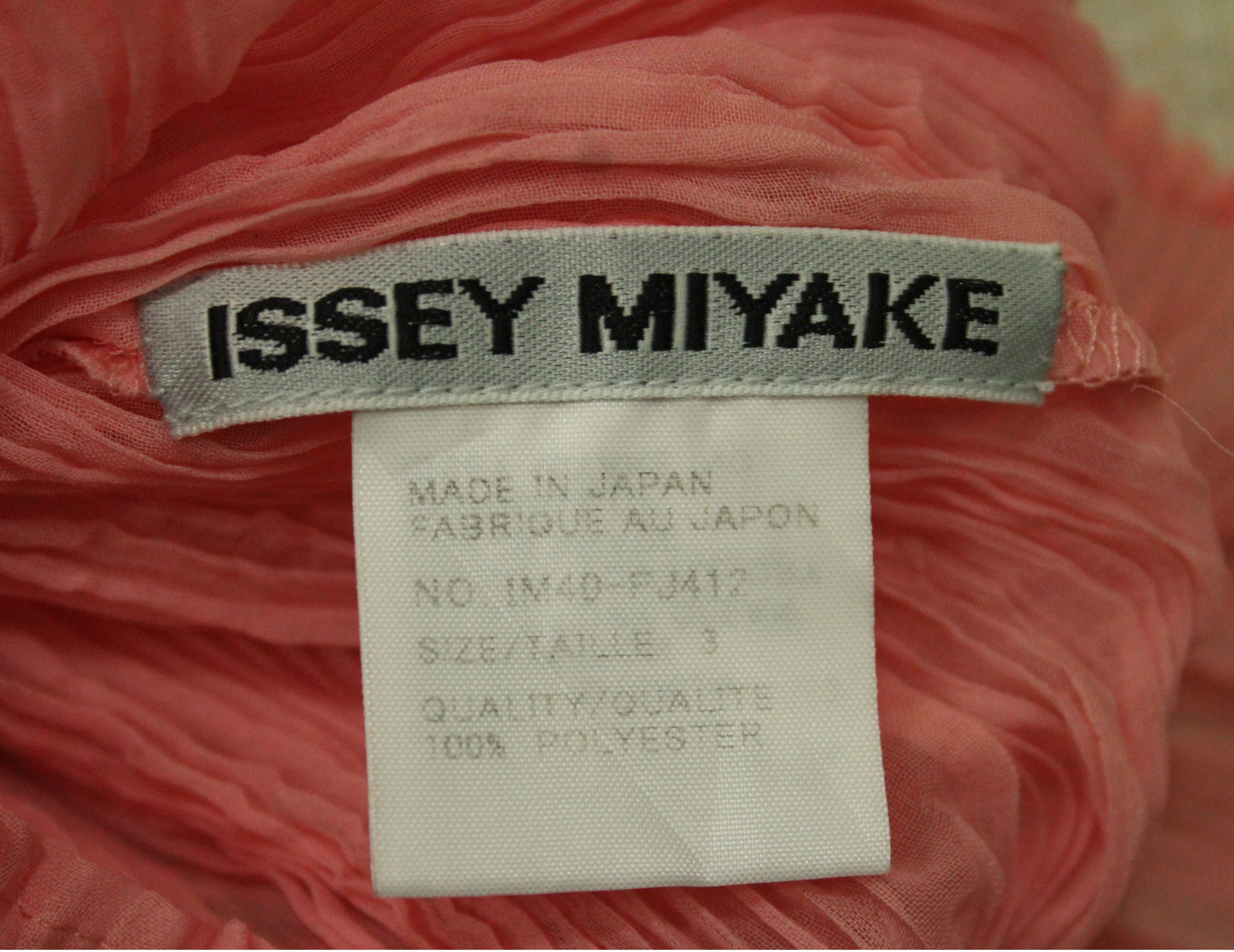 Issey Miyake Iconic ISSEY MIYAKE Top Pleated Wrinkled Sheer Japan Size 3 Size M / US 6-8 / IT 42-44 - 10 Thumbnail