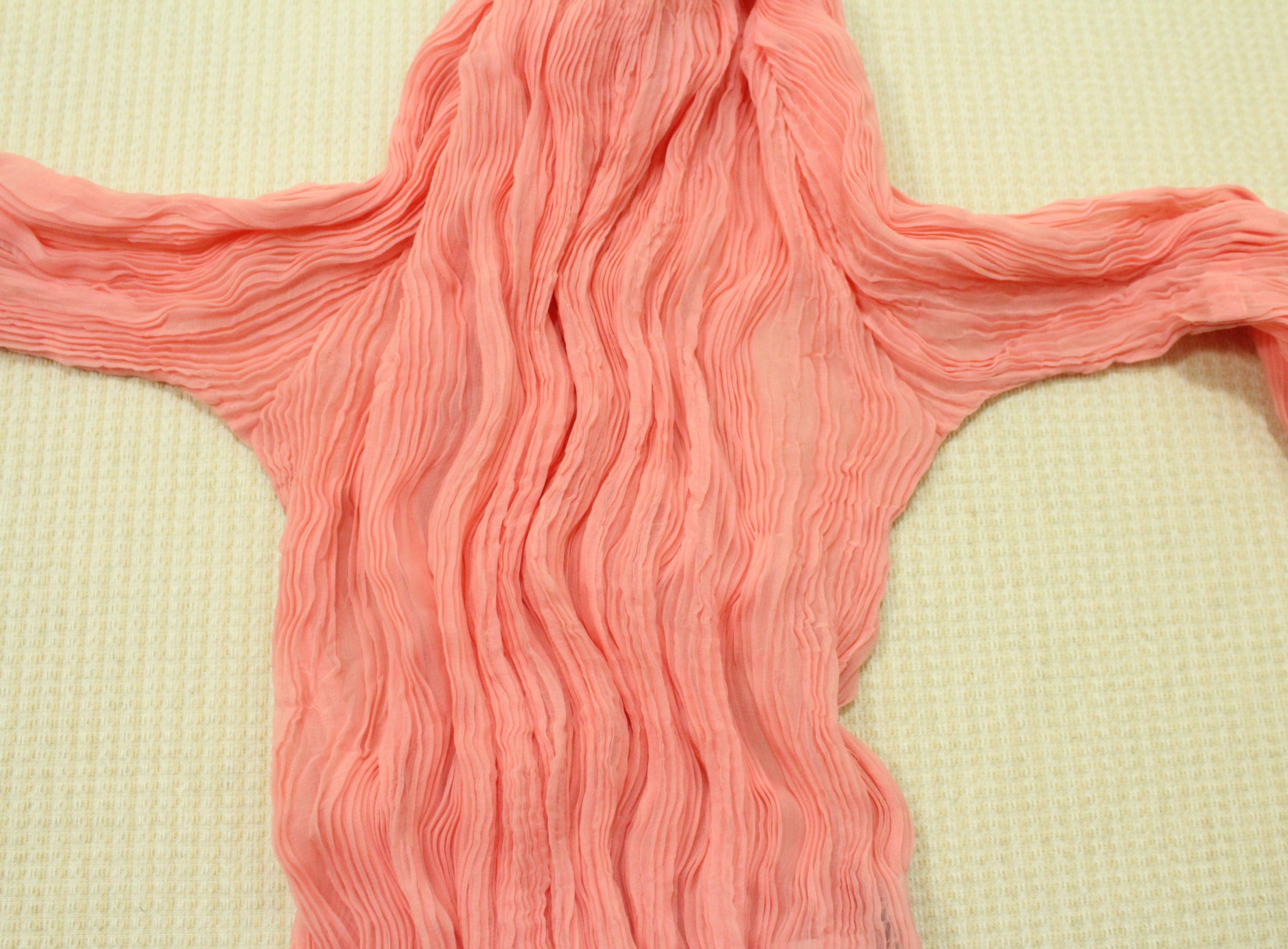 Issey Miyake Iconic ISSEY MIYAKE Top Pleated Wrinkled Sheer Japan Size 3 Size M / US 6-8 / IT 42-44 - 9 Thumbnail