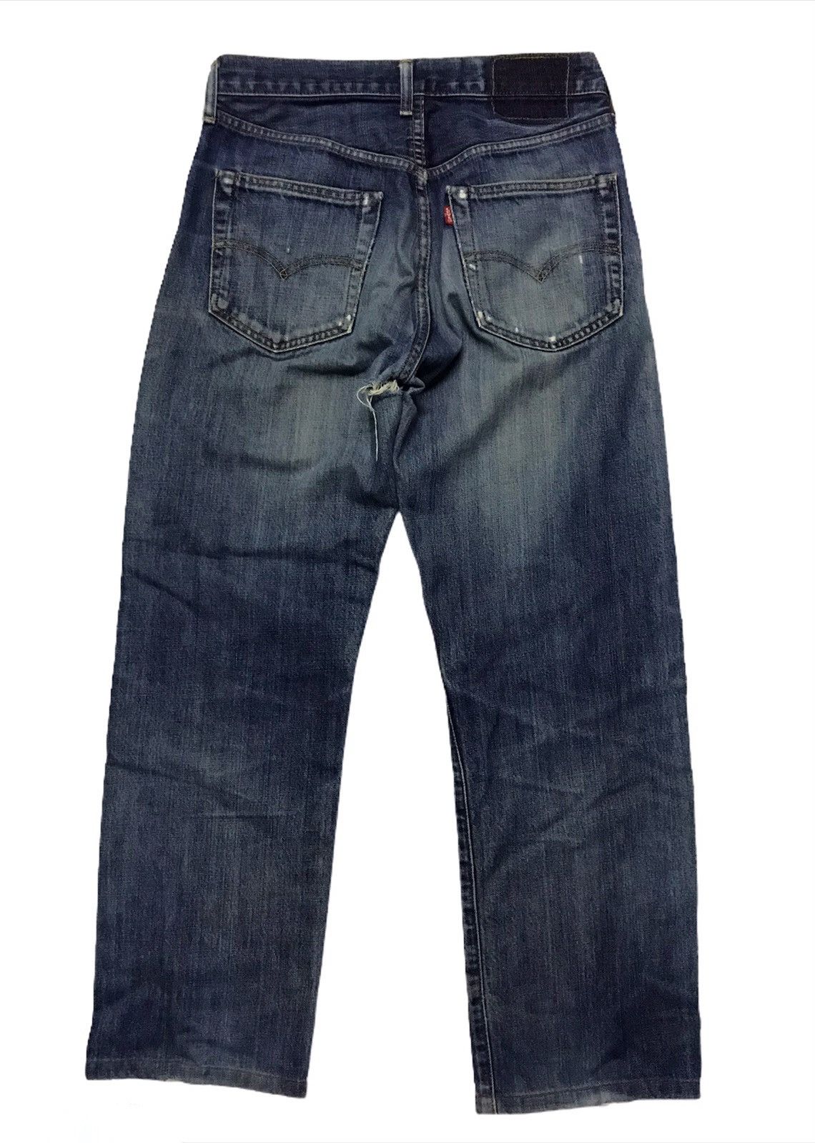 Vtg Levi’s bigE 503 button j22 rusty wash selvedge jeans