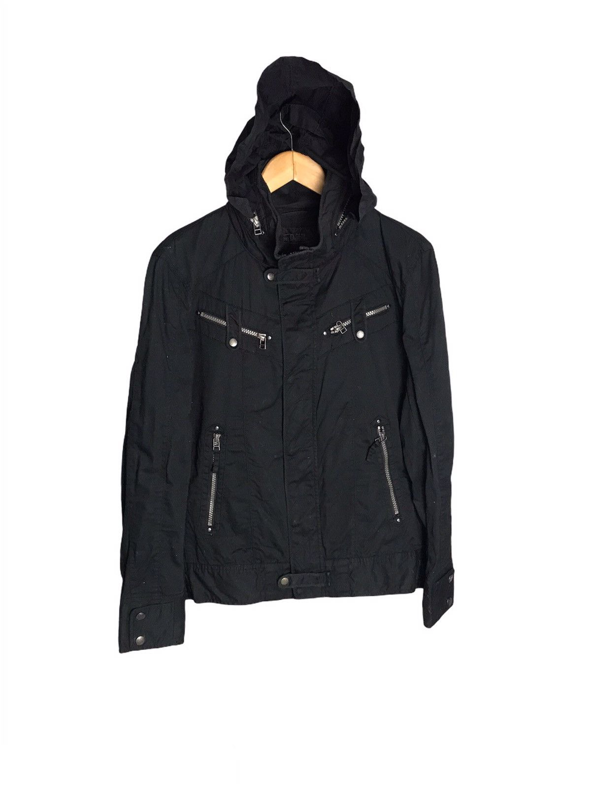 Japanese Brand × Von Dutch Von Dutch zipper snap button hoodie jacket Size US M / EU 48-50 / 2 - 6 Thumbnail