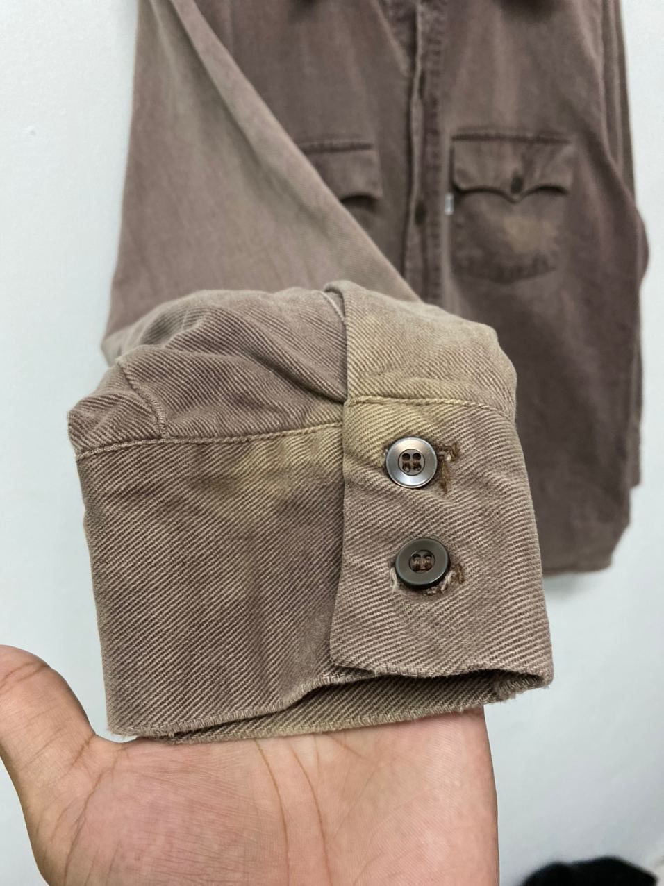 Levi's true Vintage Levis White Tab Shirt Button Ups Size US L / EU 52-54 / 3 - 4 Thumbnail