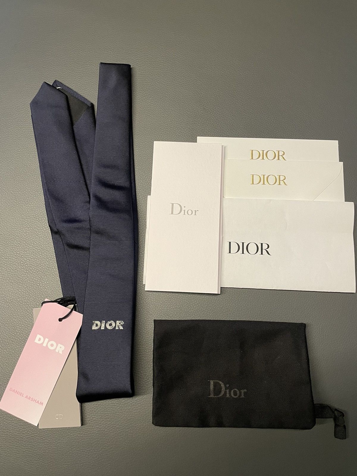 Daniel Arsham × Dior NEWRare Extremely Limited Dior x Daniel Arsham Tie 100% Silk Size ONE SIZE - 7 Thumbnail