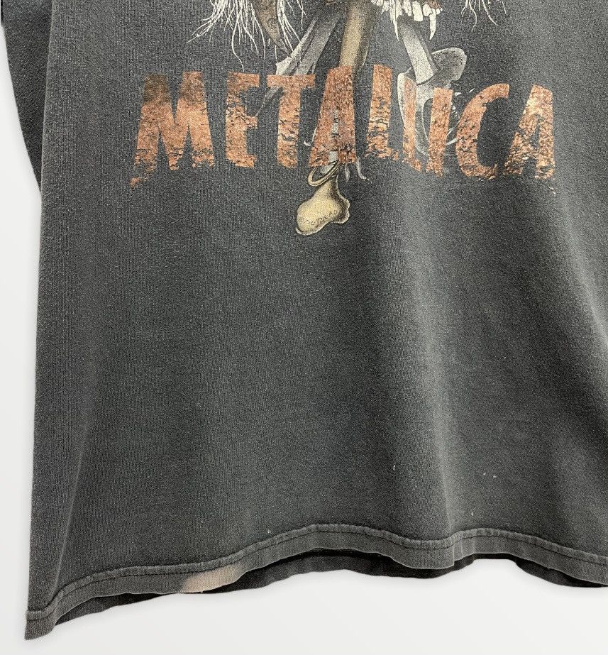 Metallica Vtg METALLICA Pushead Skull T-Shirt by TENNESSE RIVER USA Size US XL / EU 56 / 4 - 4 Thumbnail