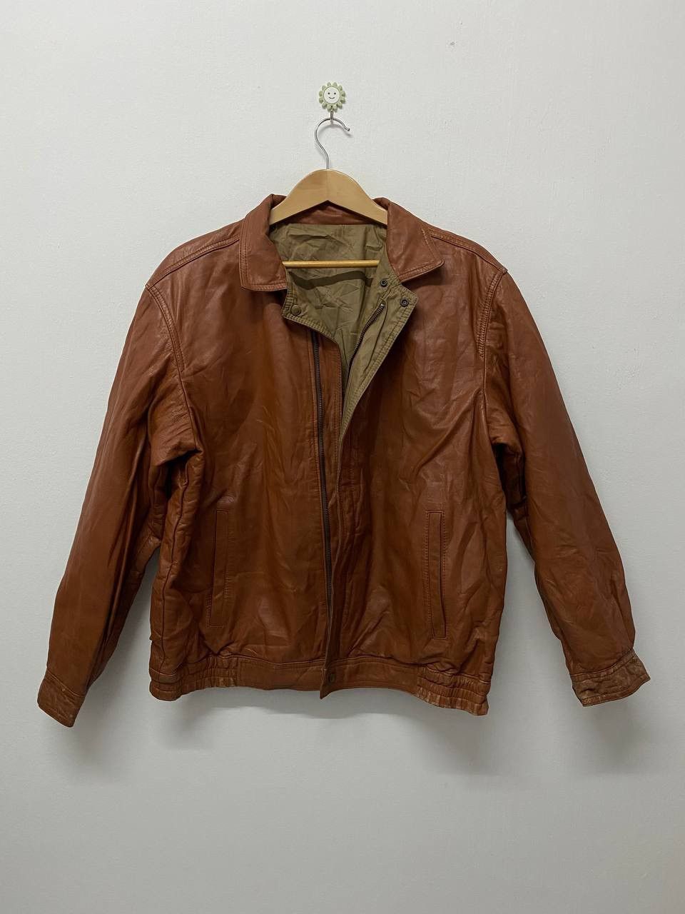 Japanese Brand Vintage Leather Style Jacket Japanese Brand Reversible Size US L / EU 52-54 / 3 - 1 Thumbnail