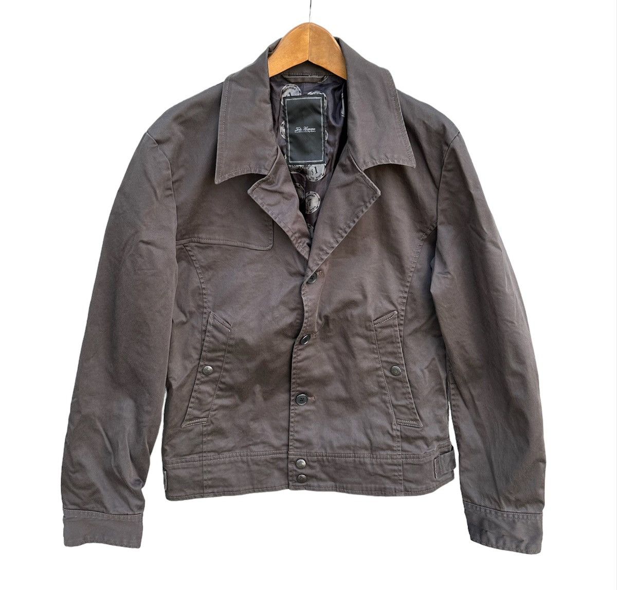 Issey Miyake Tete homme by Issey Miyake dark grey coat Size S / US 4 / IT 40 - 1 Thumbnail