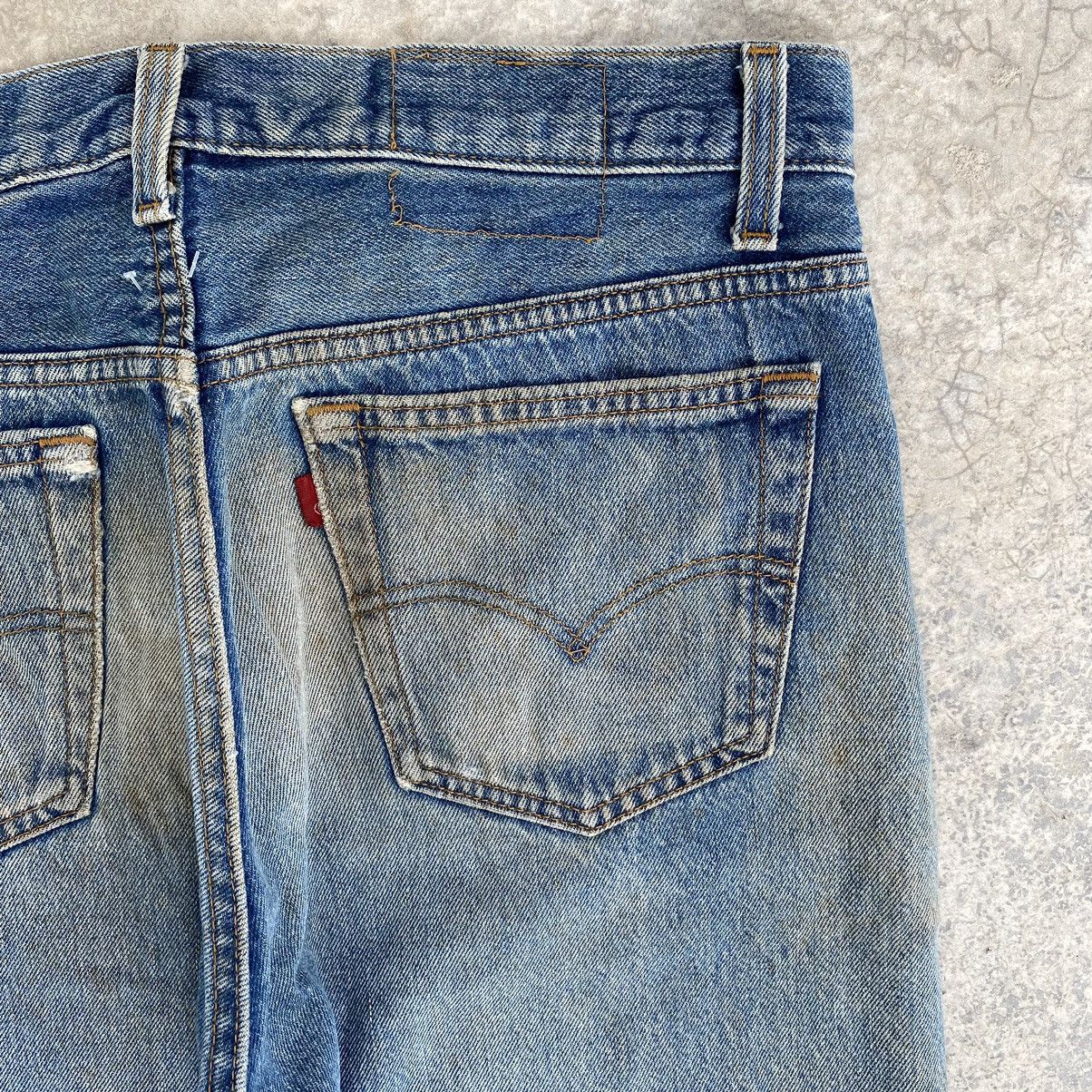 Levi's Vintage 90’s Levis 501 Mud Washed Ripped Denim Jeans Size US 32 / EU 48 - 20 Thumbnail