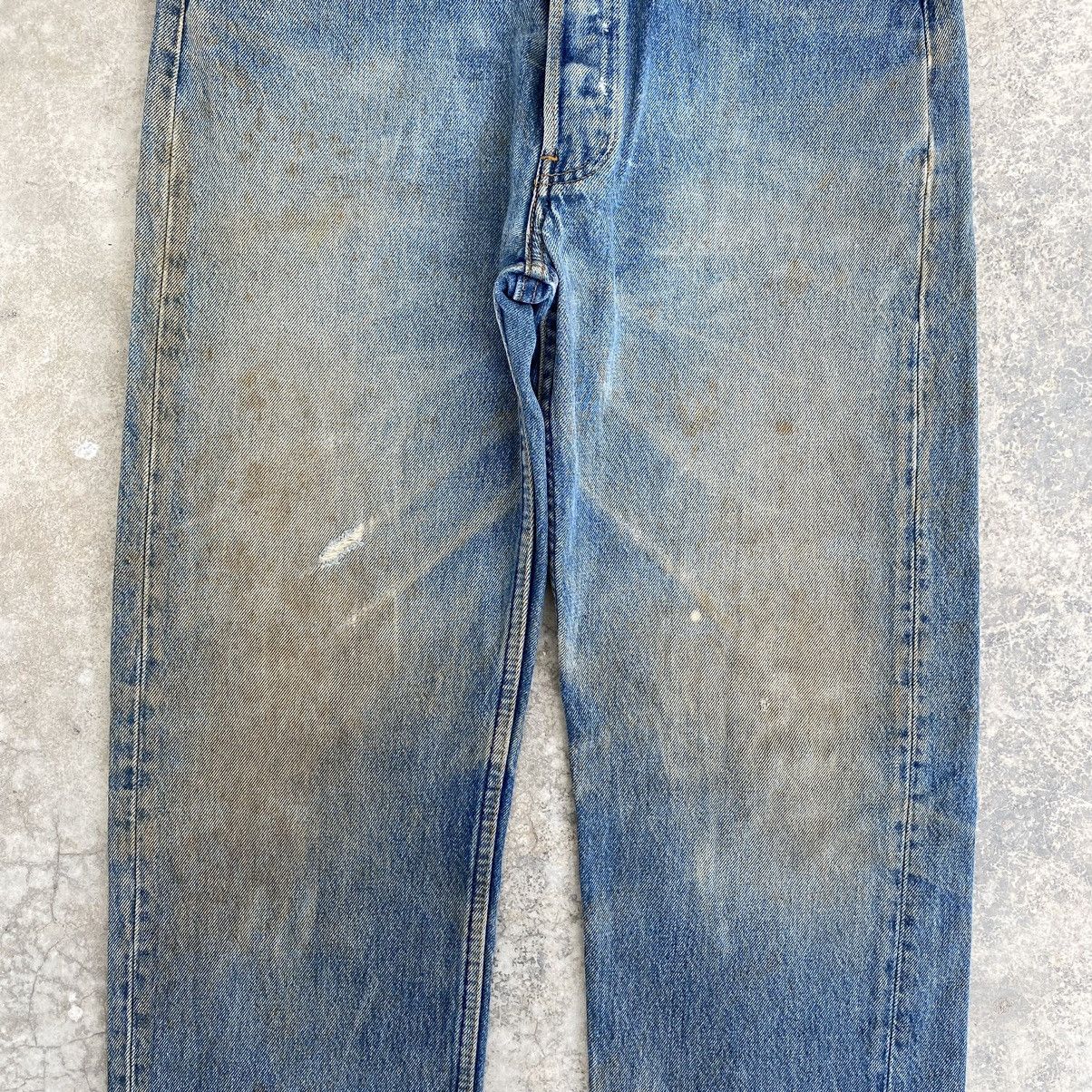 Levi's Vintage 90’s Levis 501 Mud Washed Ripped Denim Jeans Size US 32 / EU 48 - 5 Thumbnail