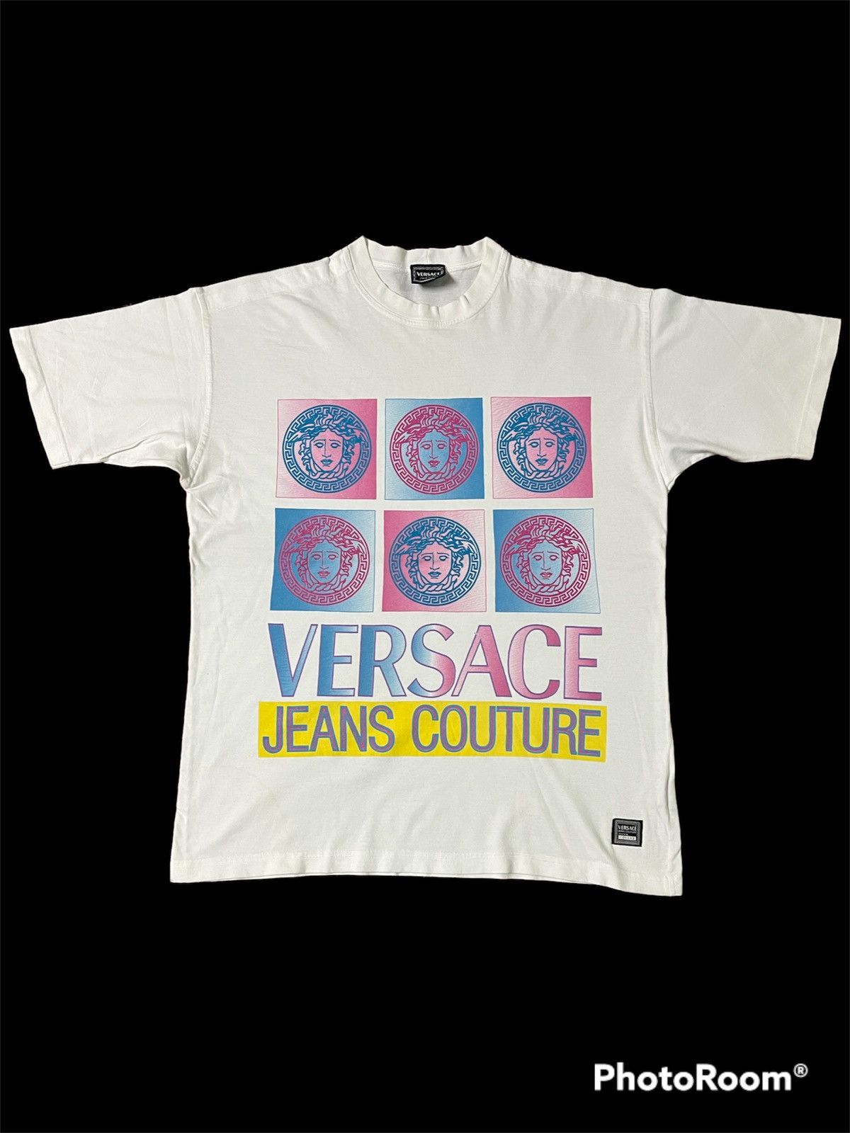 Store 90s Versace Jeans Couture Medusa Head Shirt