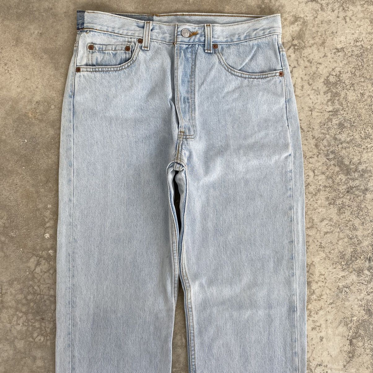 Levi's Vintage 1995 Levis 501 Light Blue Denim Jeans Size US 31 - 3 Thumbnail