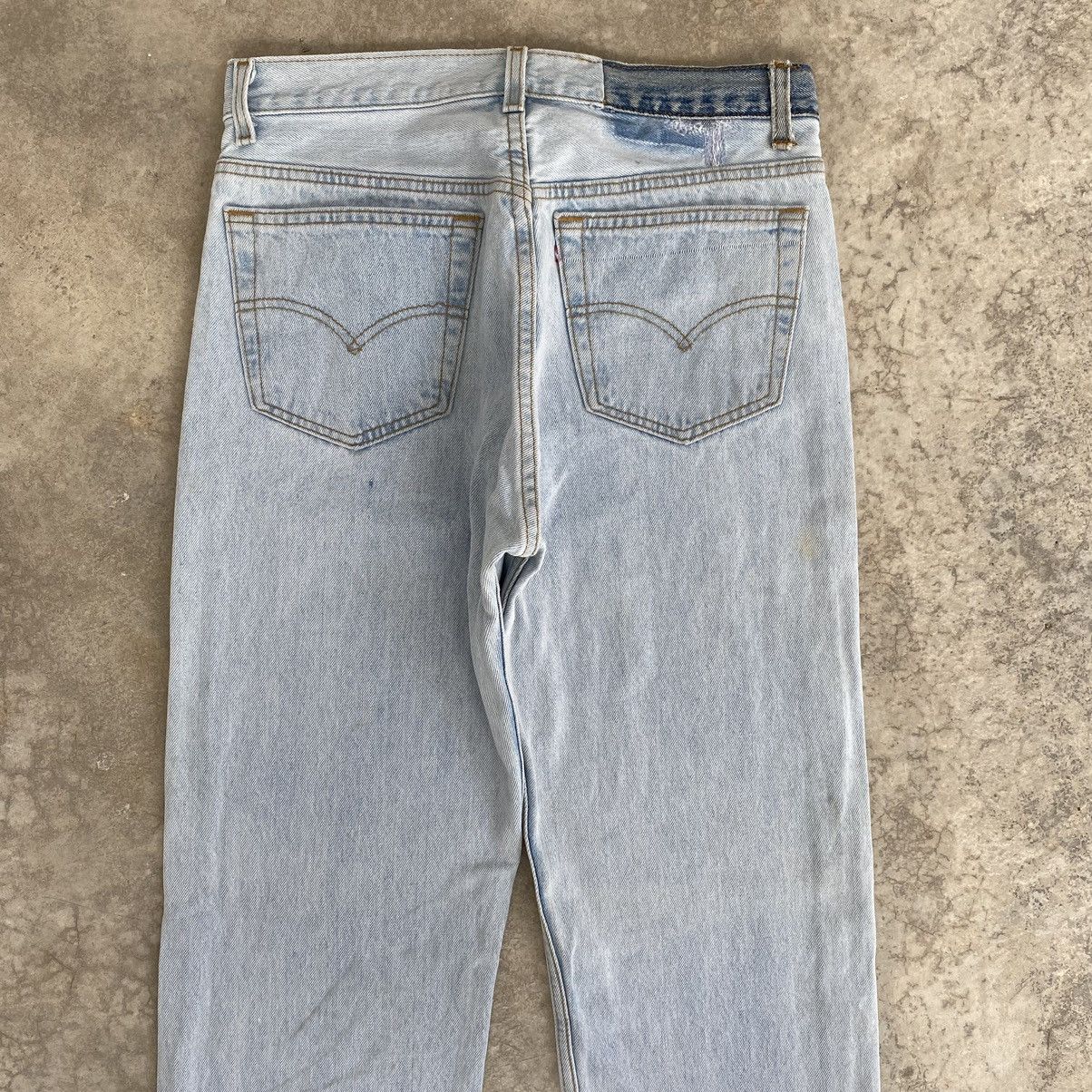 Levi's Vintage 1995 Levis 501 Light Blue Denim Jeans Size US 31 - 14 Thumbnail