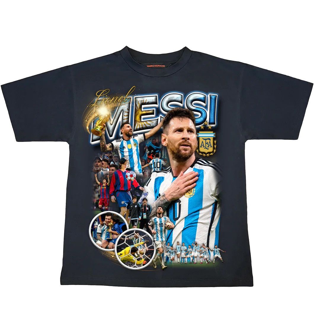 Marino Morwood LAST DROP EVER EVER Marino Morwood Lionel Messi T-Shirt Size US L / EU 52-54 / 3 - 3 Thumbnail