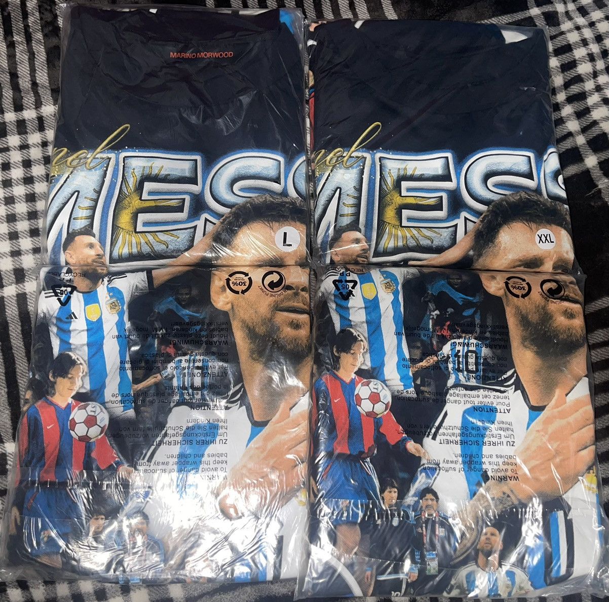 Marino Morwood LAST DROP EVER EVER Marino Morwood Lionel Messi T-Shirt Size US L / EU 52-54 / 3 - 7 Thumbnail