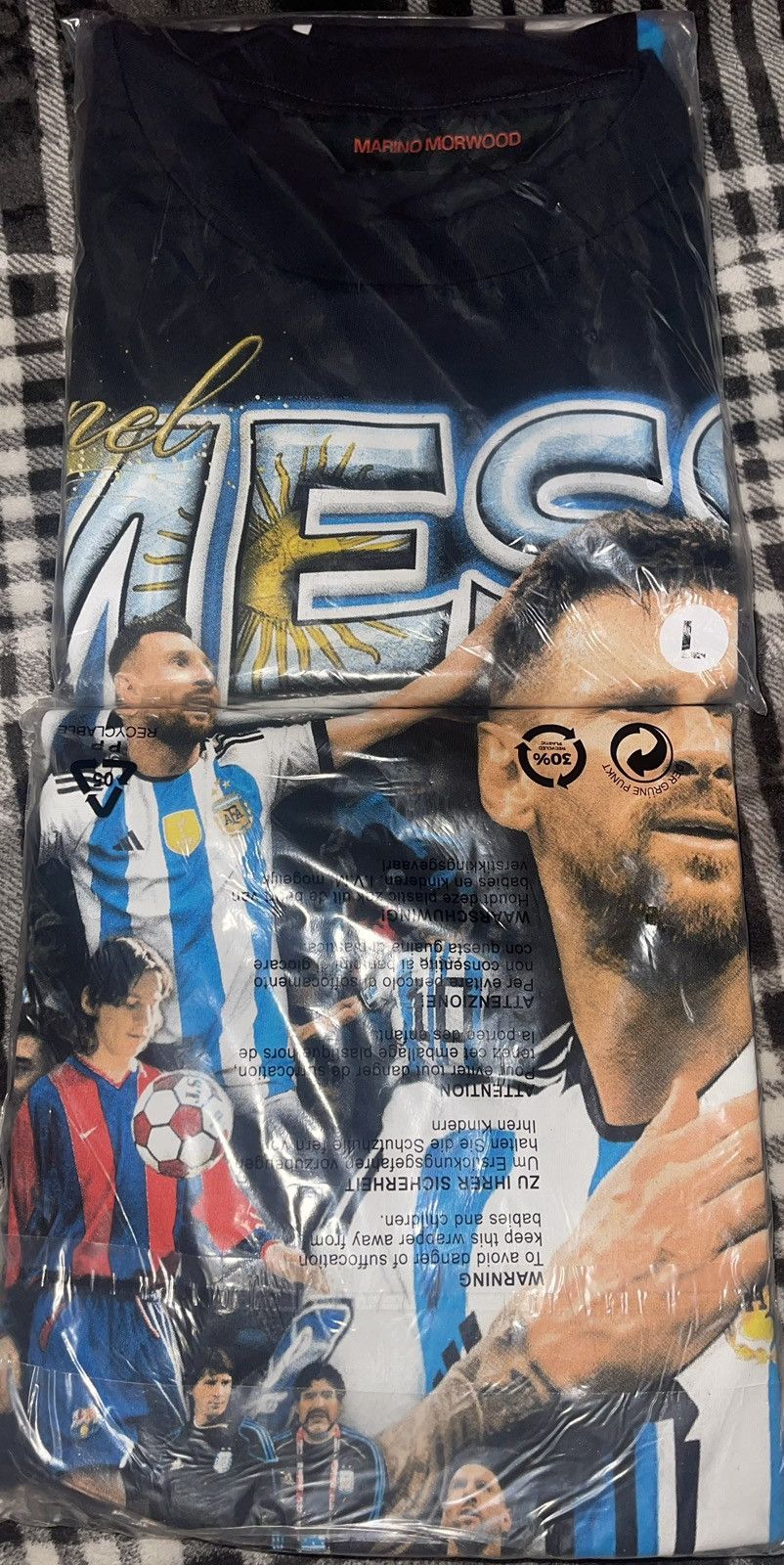 Marino Morwood LAST DROP EVER EVER Marino Morwood Lionel Messi T-Shirt Size US L / EU 52-54 / 3 - 6 Thumbnail