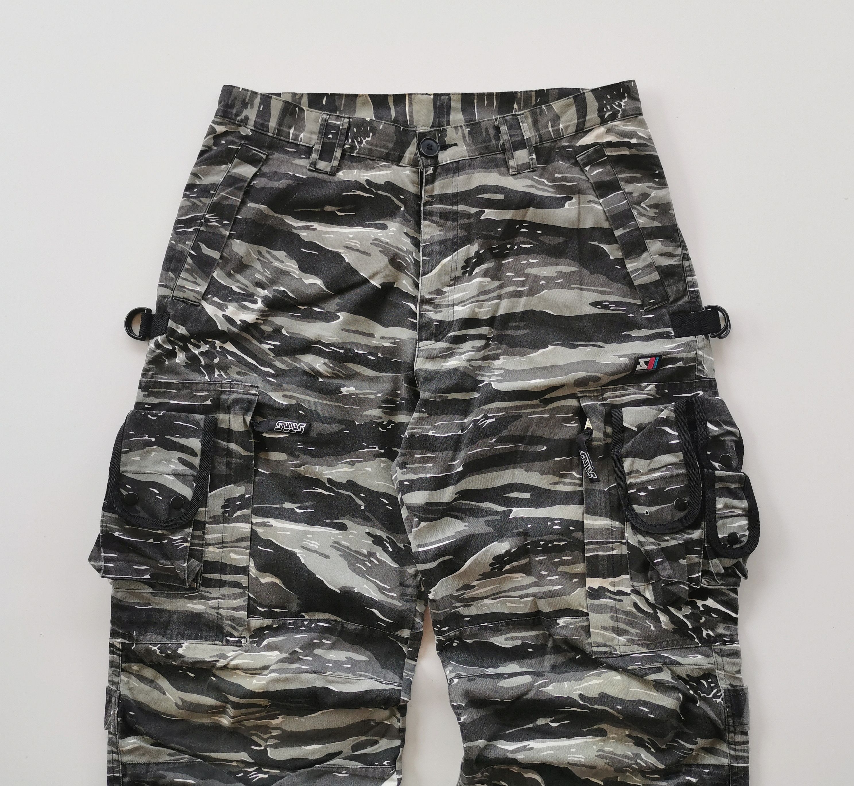 Army Of Me Stylus Tiger Stripe Camo Cargo Pants Size US 32 / EU 48 - 3 Thumbnail