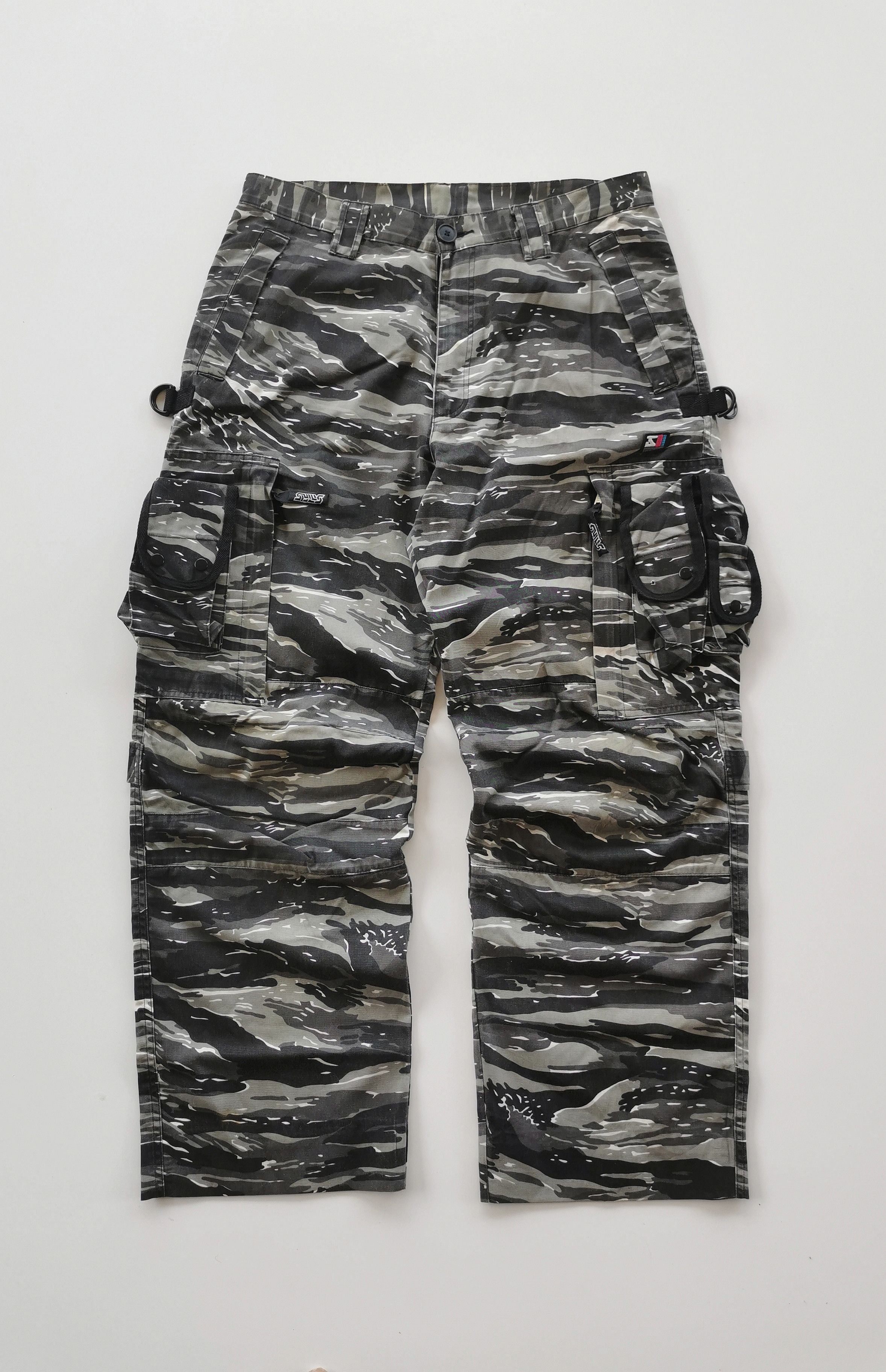 Army Of Me Stylus Tiger Stripe Camo Cargo Pants Size US 32 / EU 48 - 4 Thumbnail