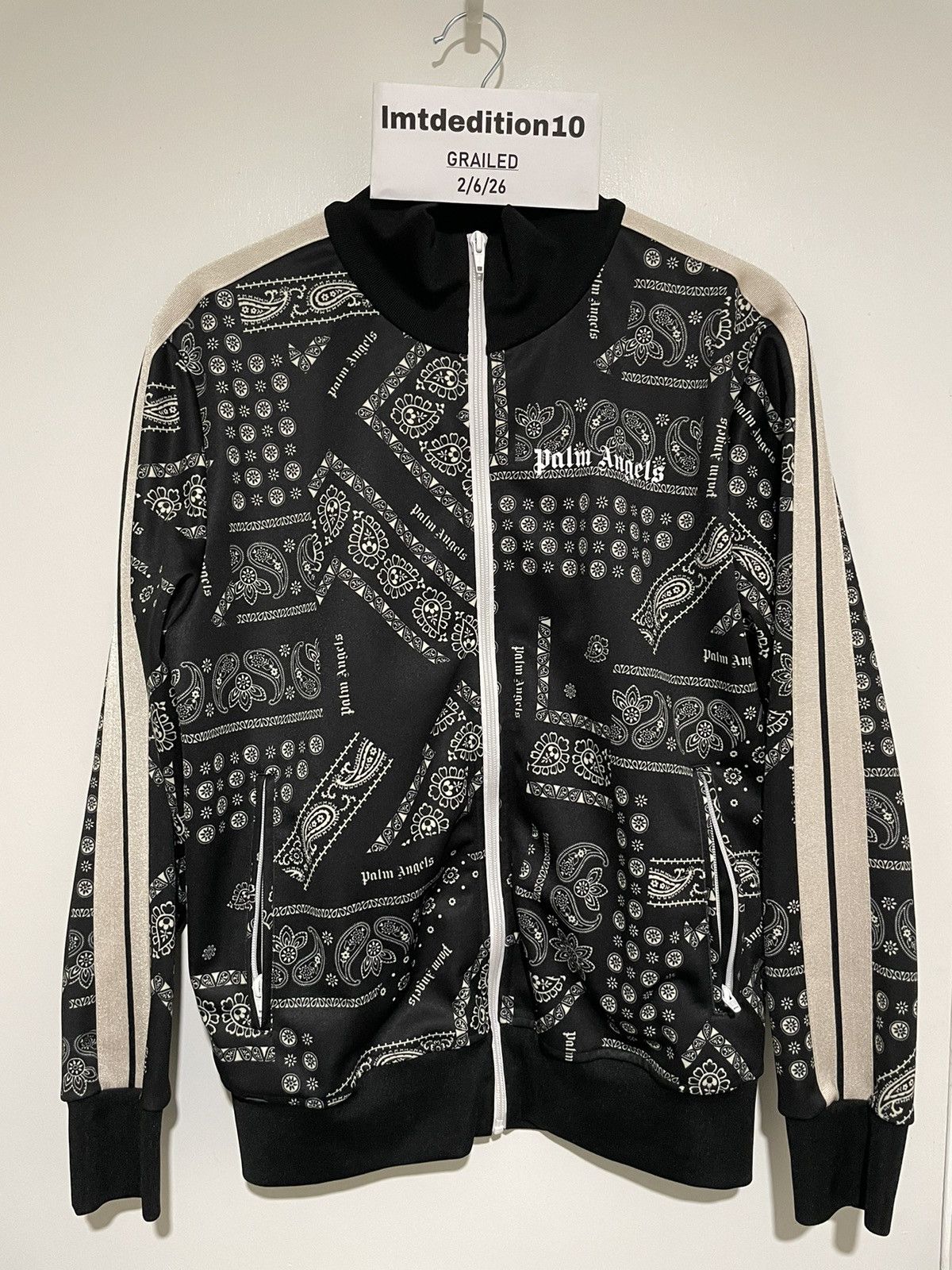 Palm Angels Bandana Track Jacket | Grailed