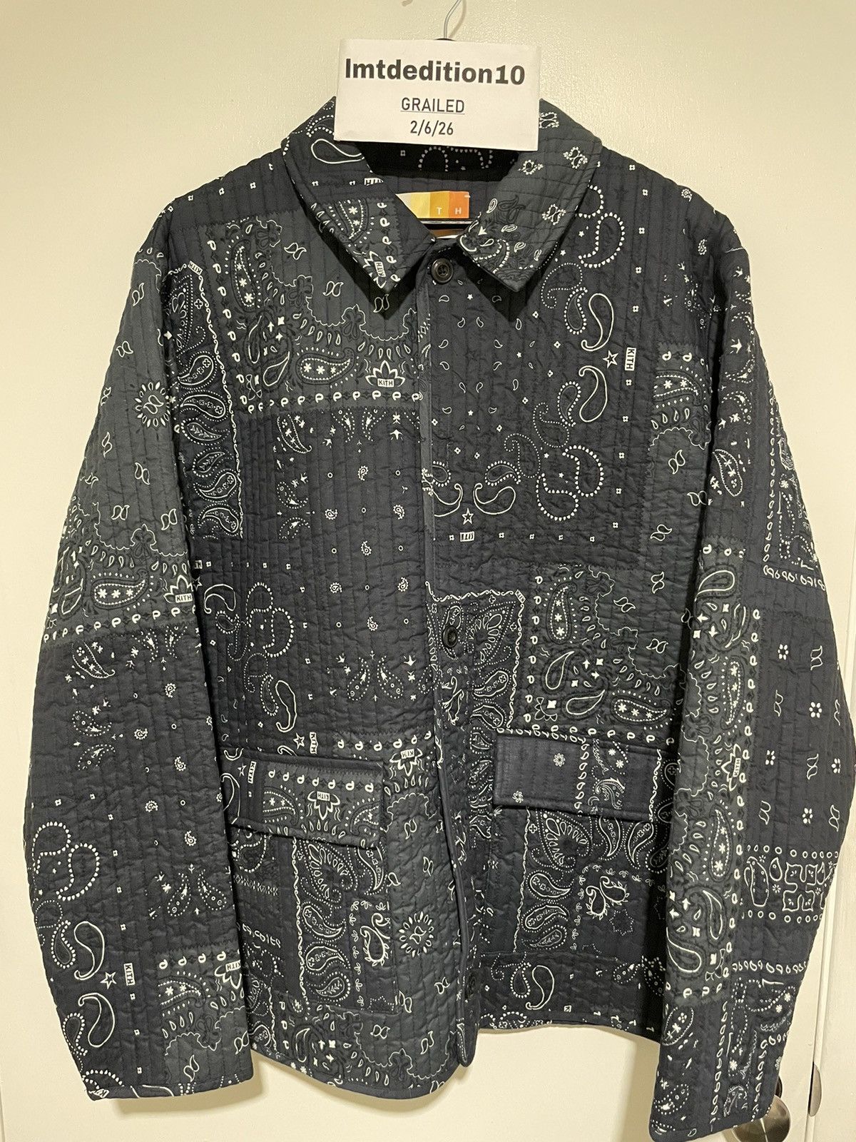 Kith Res Ipsa Tapestry Coaches Jacket Allure for Men