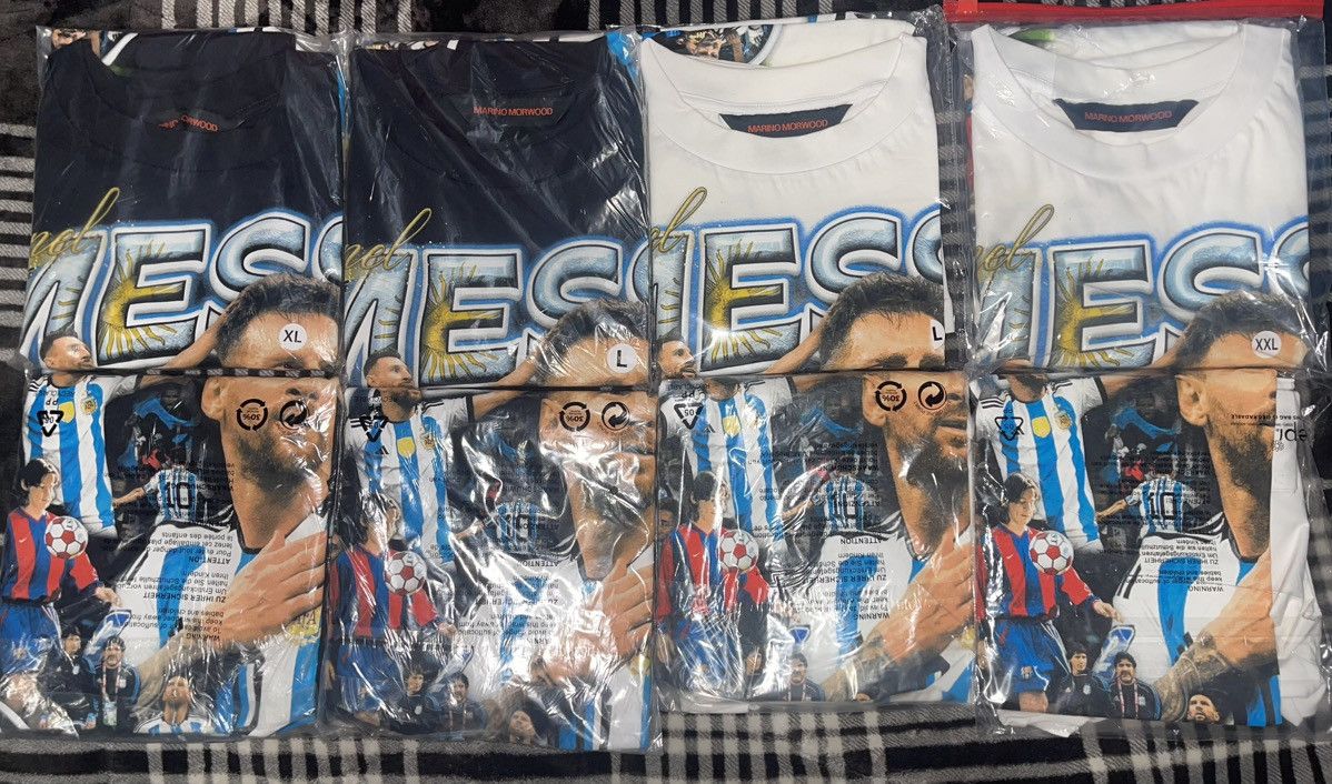 Marino Morwood LAST DROP EVER EVER Marino Morwood Lionel Messi T-Shirt Size US XL / EU 56 / 4 - 8 Thumbnail