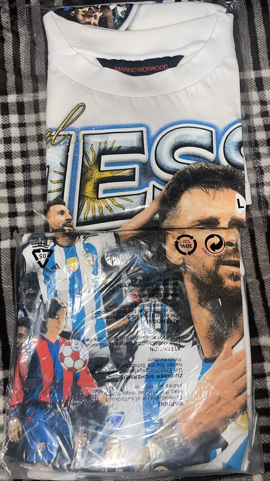 Marino Morwood LAST DROP EVER EVER Marino Morwood Lionel Messi T-Shirt Size US XL / EU 56 / 4 - 6 Thumbnail
