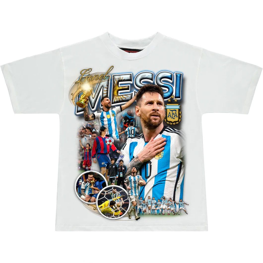 Marino Morwood LAST DROP EVER EVER Marino Morwood Lionel Messi T-Shirt Size US XL / EU 56 / 4 - 3 Thumbnail