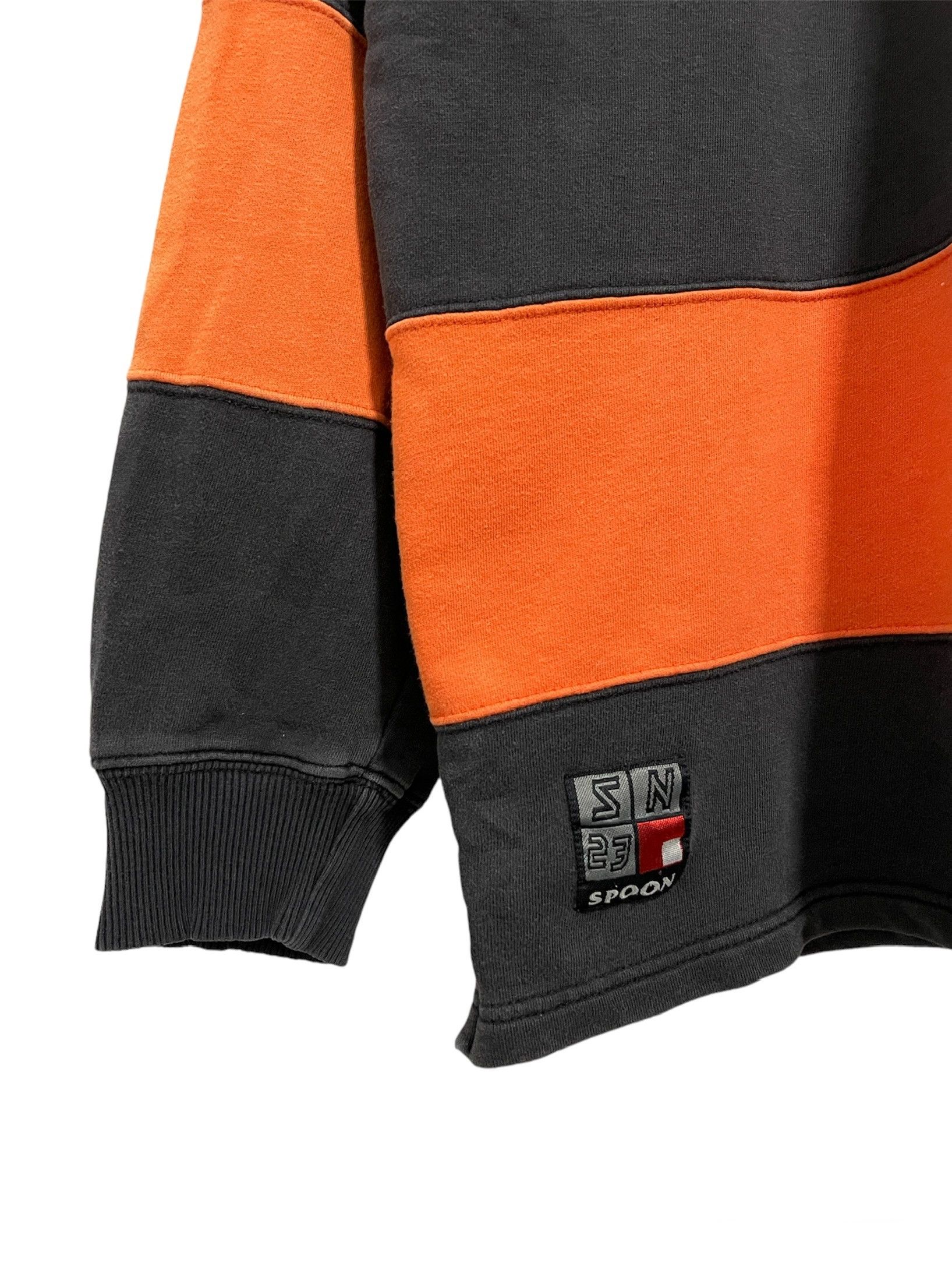 Spoon × Vintage Vintage Spoon Numbering Mini Logo Half Button Striped Polos Size US XL / EU 56 / 4 - 4 Thumbnail