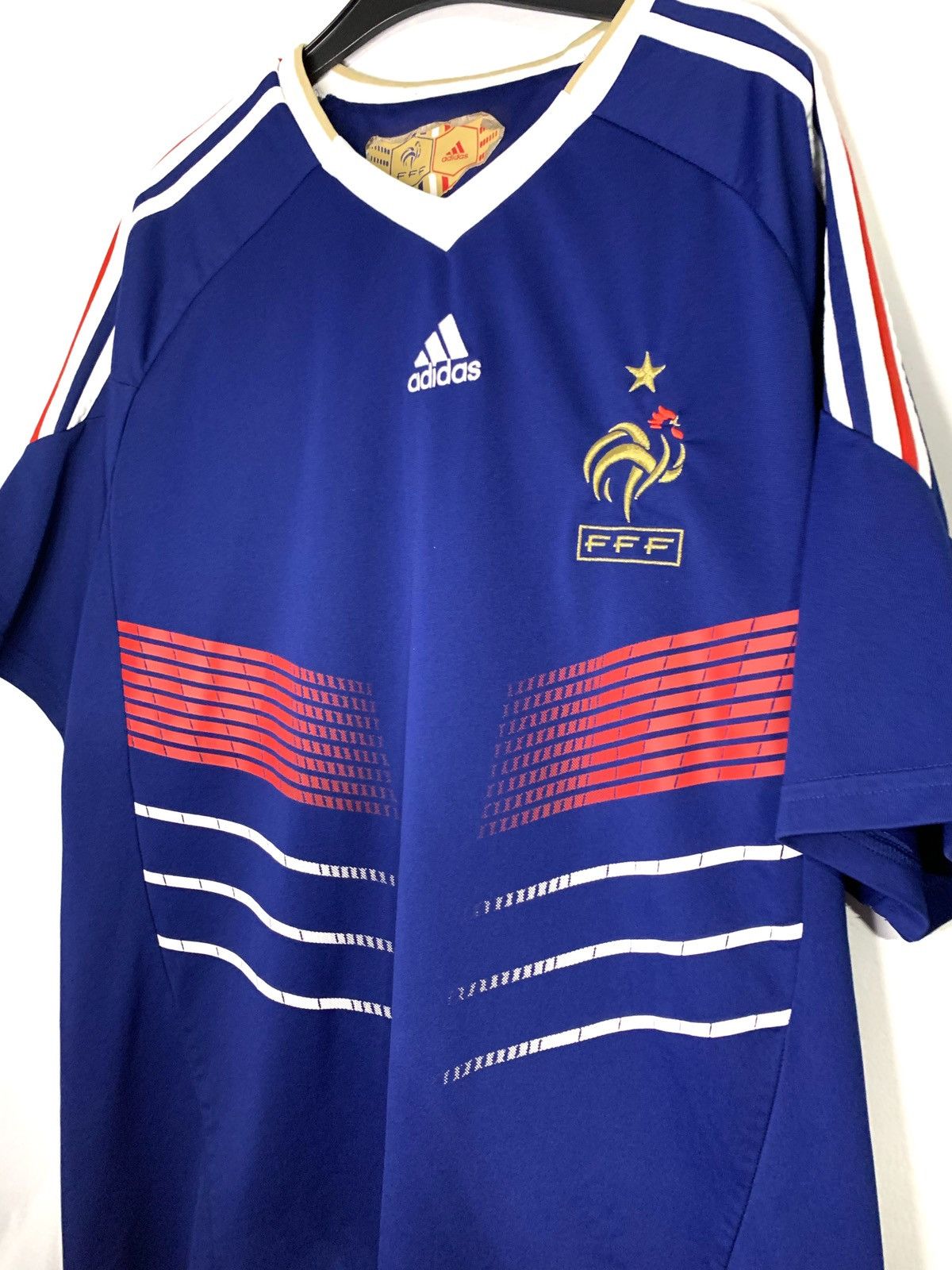 Adidas France National Team 2009/2011 Football Soccer Jersey Size US L / EU 52-54 / 3 - 2 Thumbnail