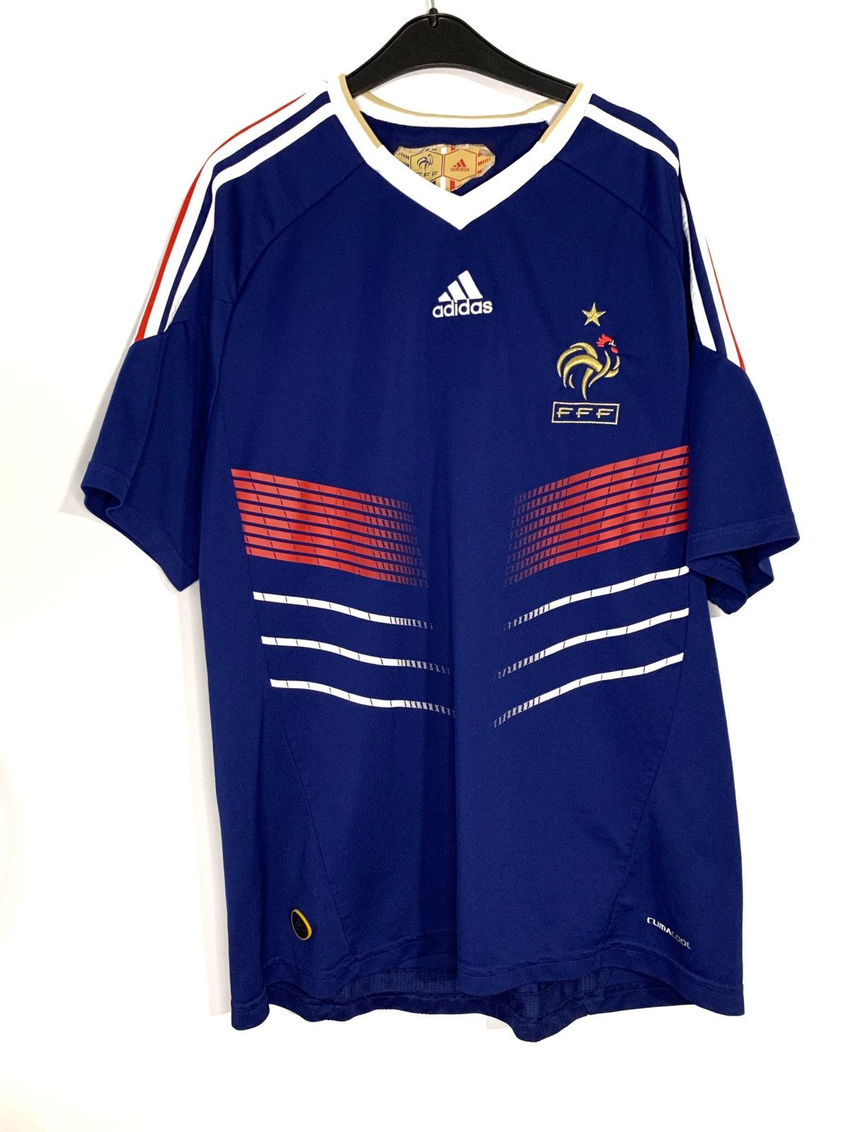 Adidas France National Team 2009/2011 Football Soccer Jersey Size US L / EU 52-54 / 3 - 1 Thumbnail