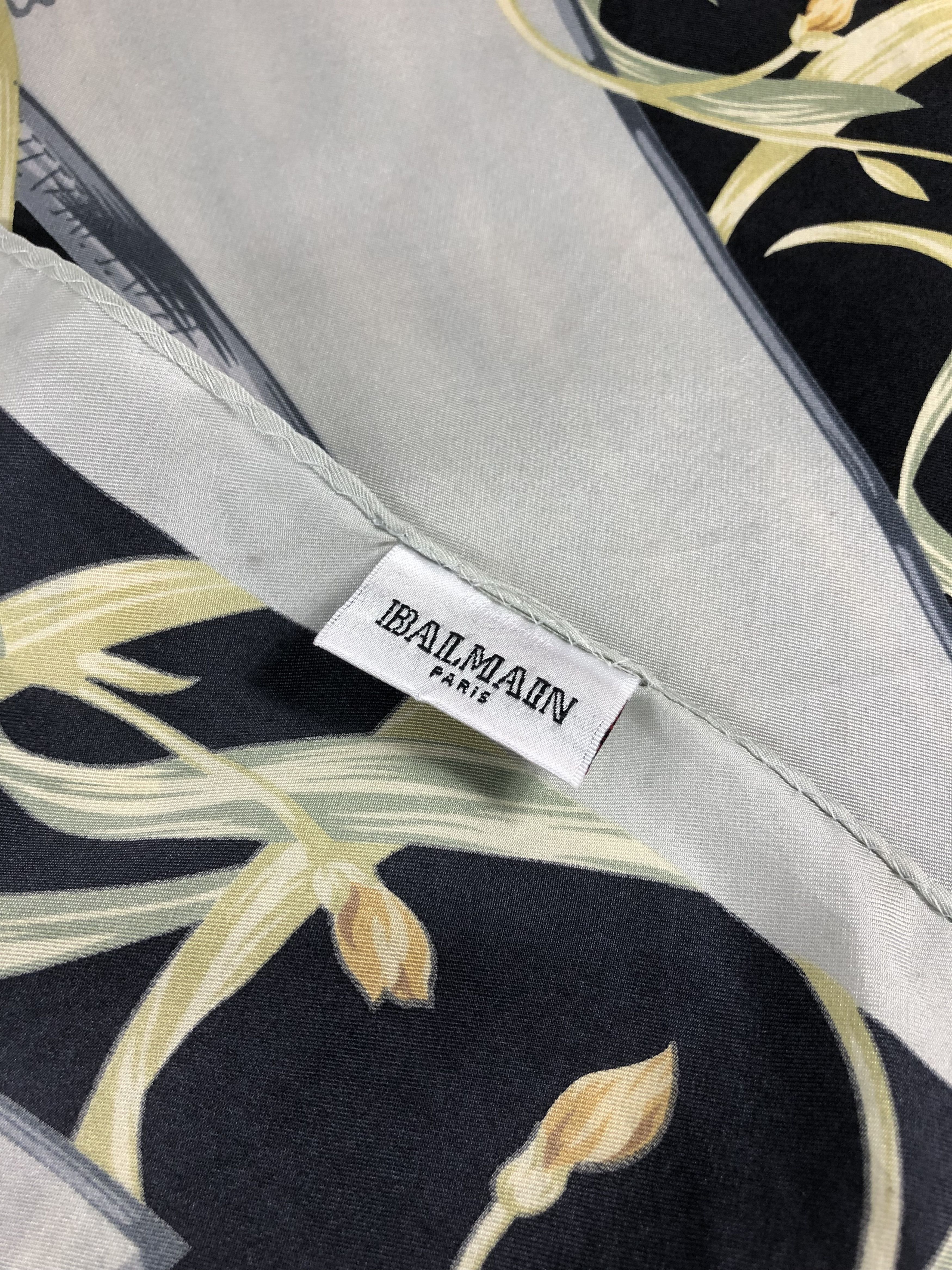 Pierre Balmain Vintage Balmain Silk Scarf Size ONE SIZE - 6 Thumbnail