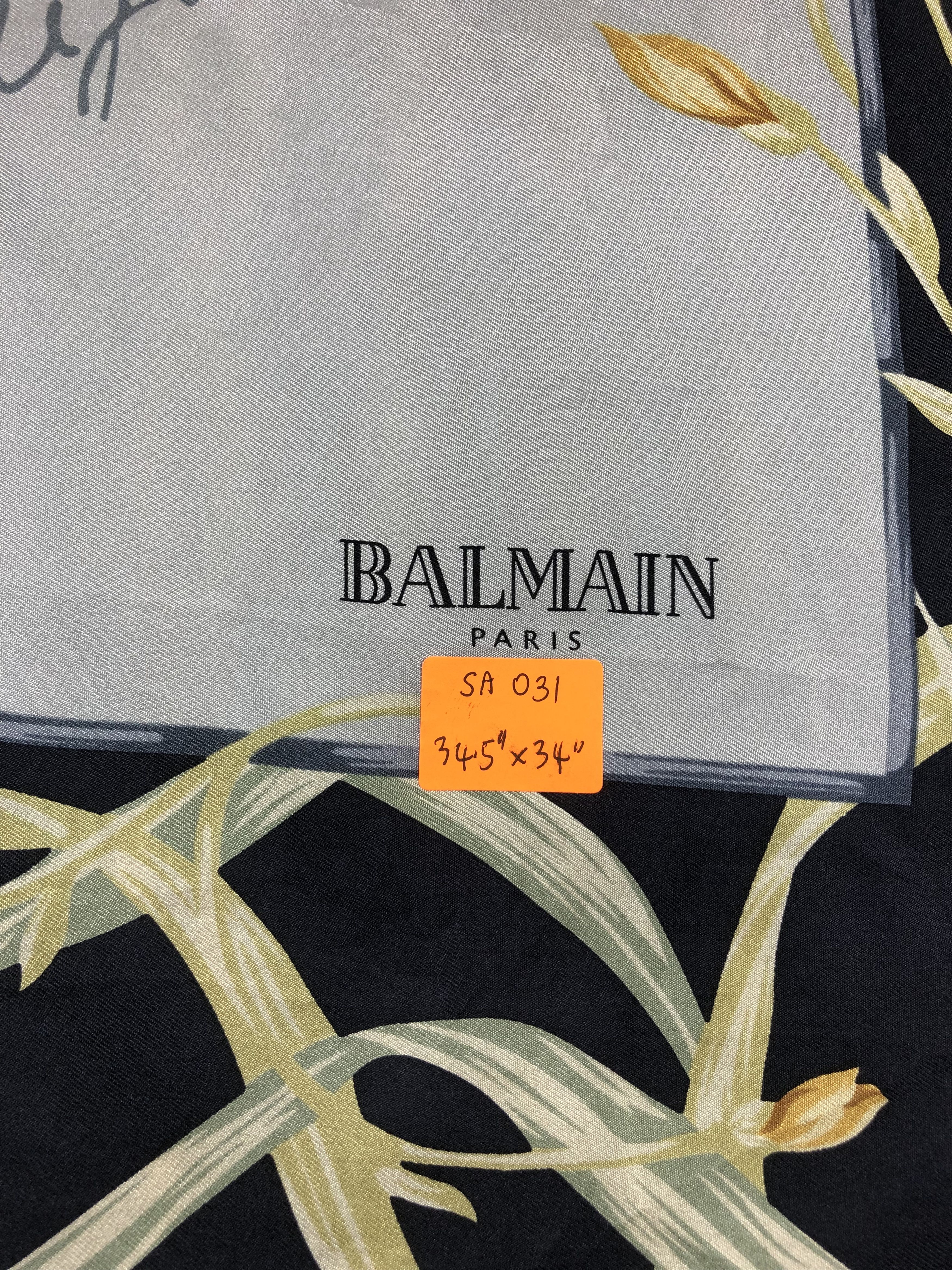 Pierre Balmain Vintage Balmain Silk Scarf Size ONE SIZE - 4 Thumbnail