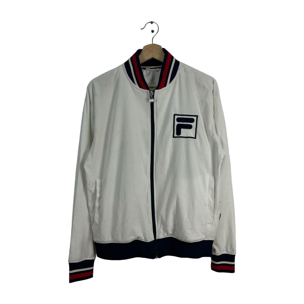 Japanese Brand VINTAGE FILA TRACK TOP JACKET BIG LOGO Size US M / EU 48-50 / 2 - 1 Thumbnail