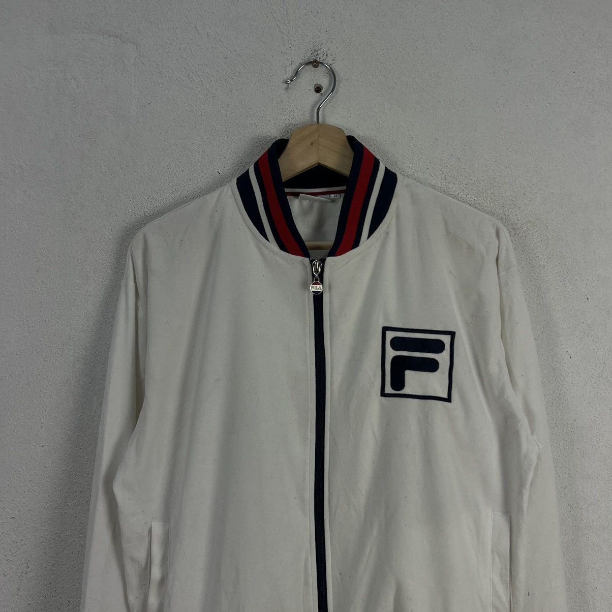 Japanese Brand VINTAGE FILA TRACK TOP JACKET BIG LOGO Size US M / EU 48-50 / 2 - 3 Thumbnail