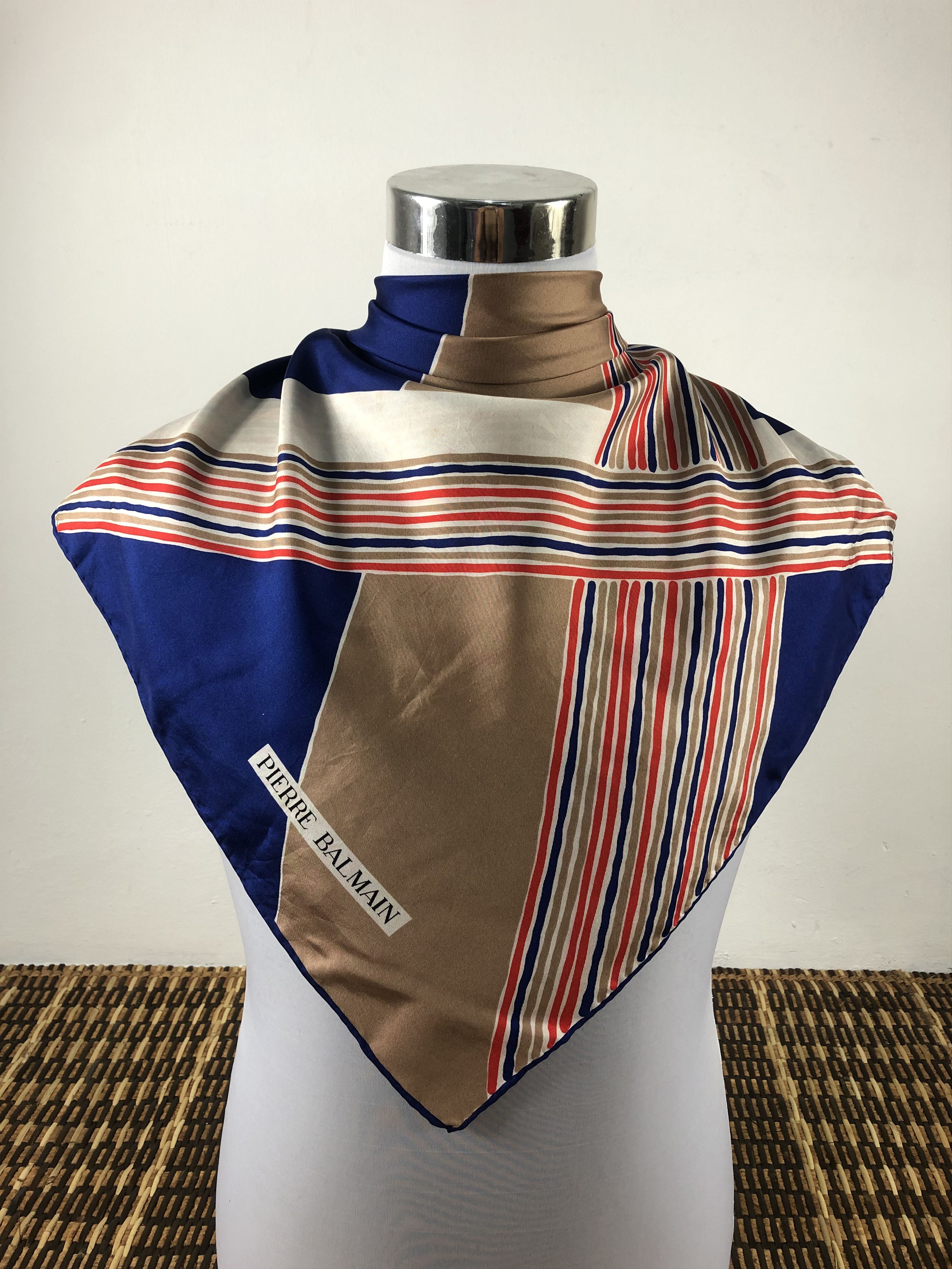 Pierre Balmain Pierre Balmain Silk Scarf Size ONE SIZE - 2 Thumbnail