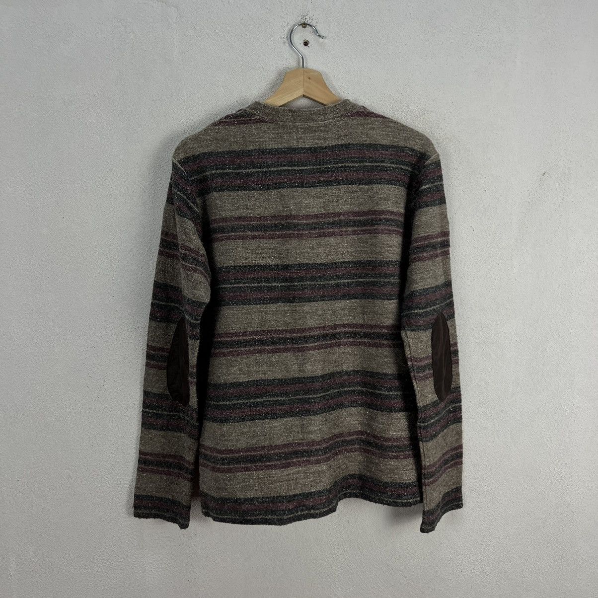 Japanese Brand VINTAGE SLAP SHOT STRIPED CARDIGAN MADE IN JAPAN Size US M / EU 48-50 / 2 - 7 Thumbnail